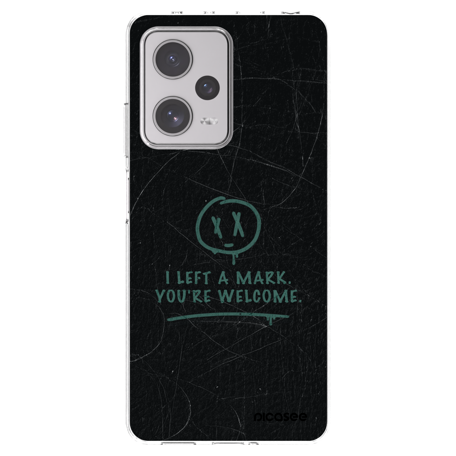 Picasee silikonska prozirna maskica za Xiaomi Redmi Note 12 Pro+ 5G - LEFT A MARK