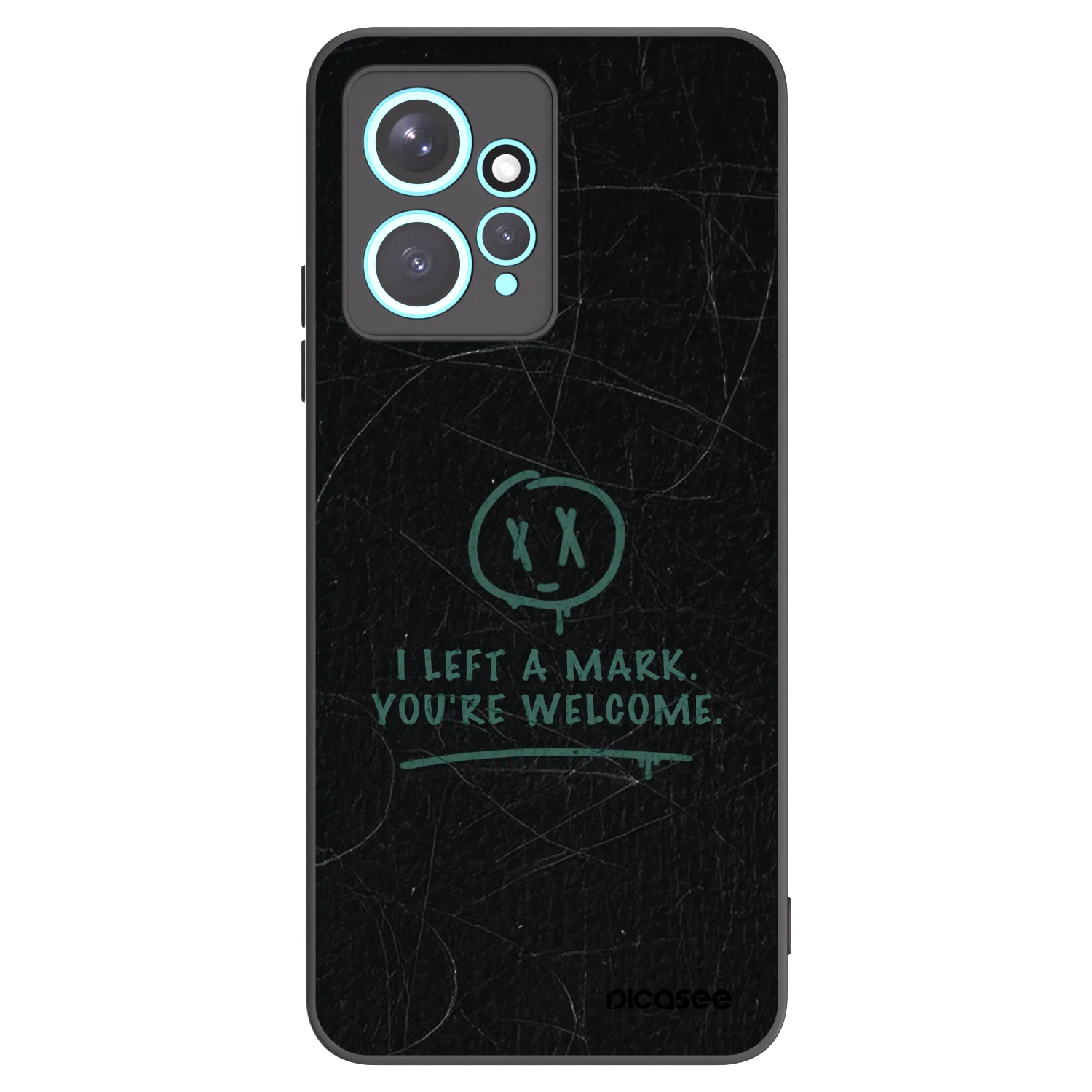 Picasee crna silikonska maskica za Xiaomi Redmi Note 12 4G - LEFT A MARK