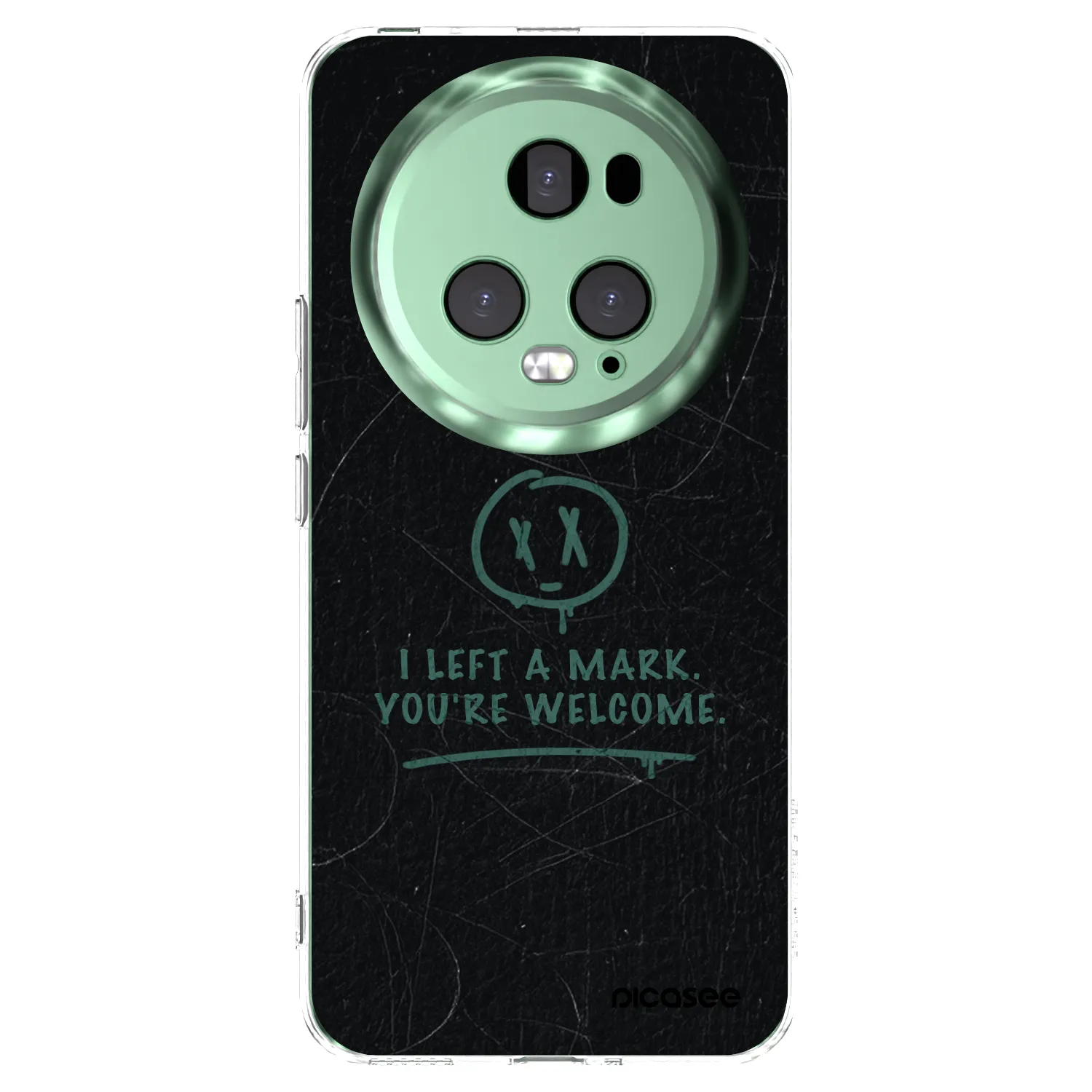 Picasee silikonska prozirna maskica za Honor Magic5 Pro - LEFT A MARK