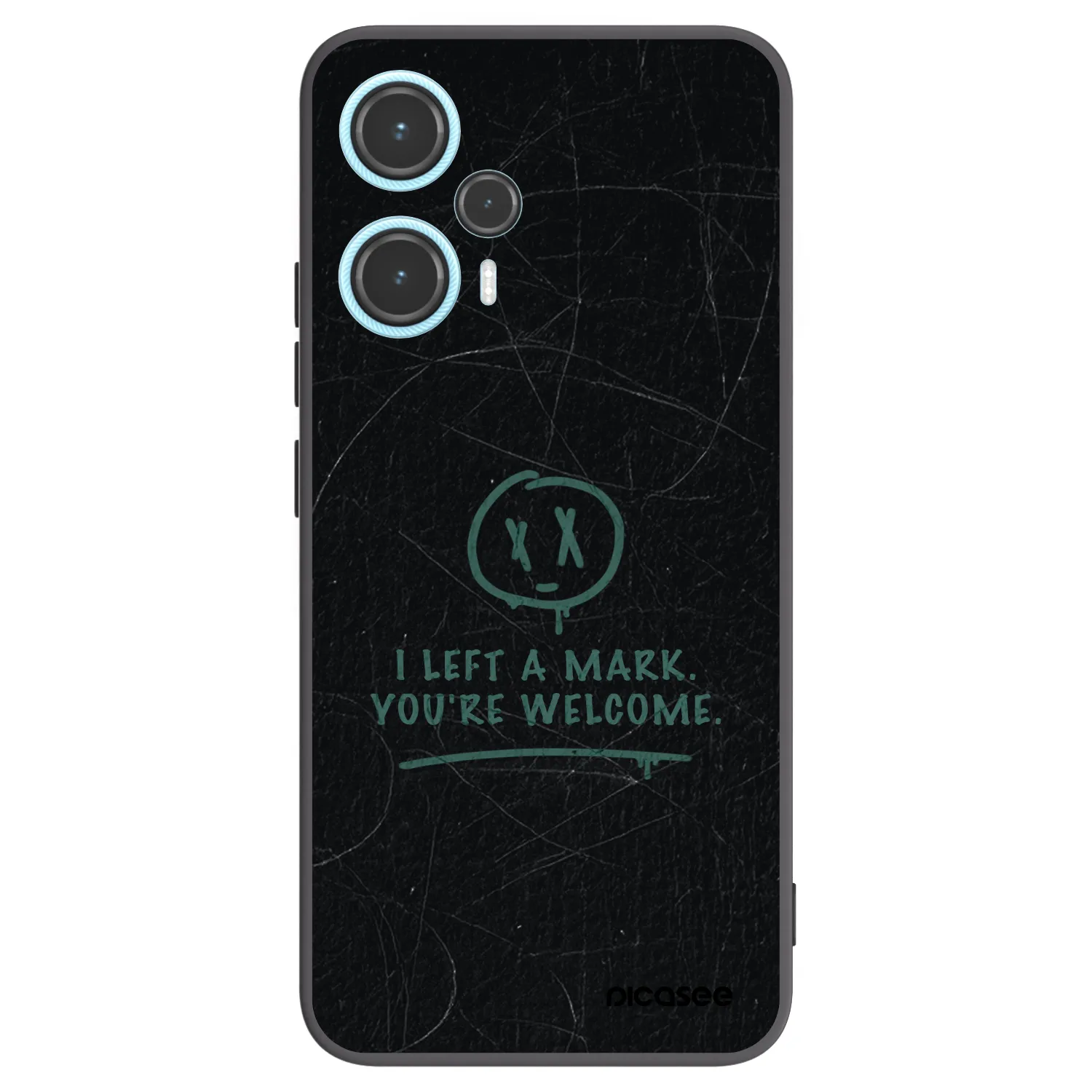 Picasee crna silikonska maskica za Xiaomi Poco F5 - LEFT A MARK