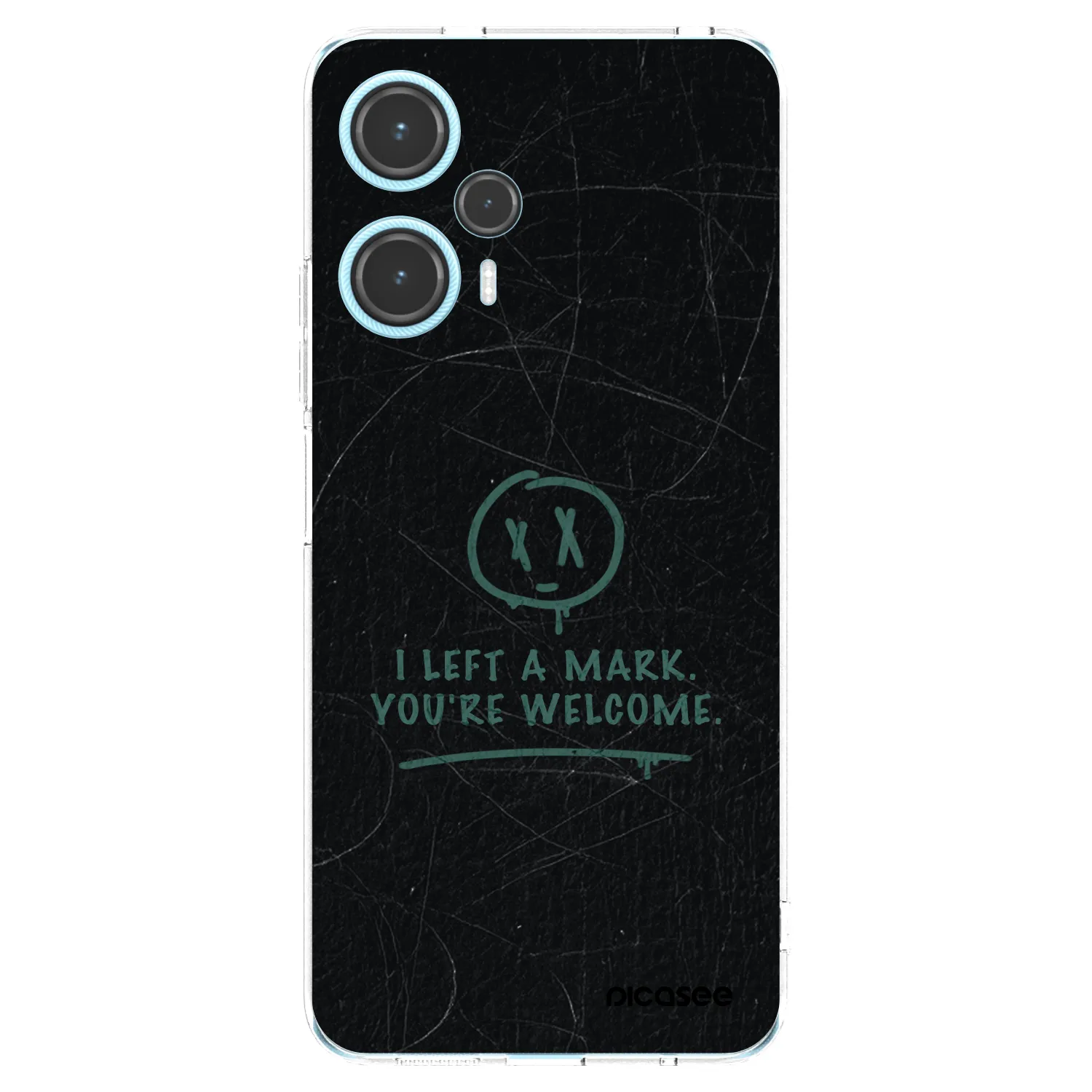 Picasee silikonska prozirna maskica za Xiaomi Poco F5 - LEFT A MARK