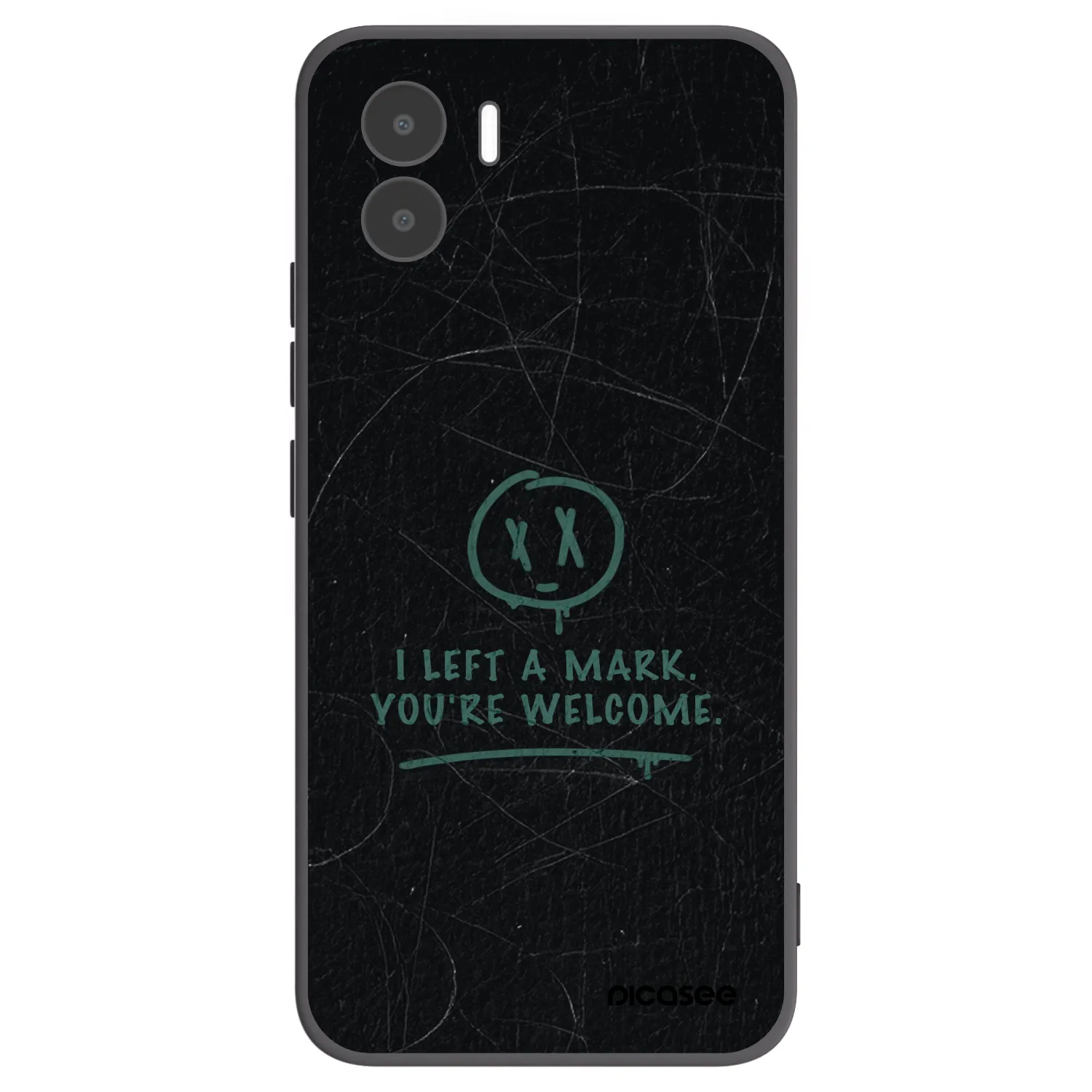 Picasee crna silikonska maskica za Xiaomi Redmi A2 - LEFT A MARK