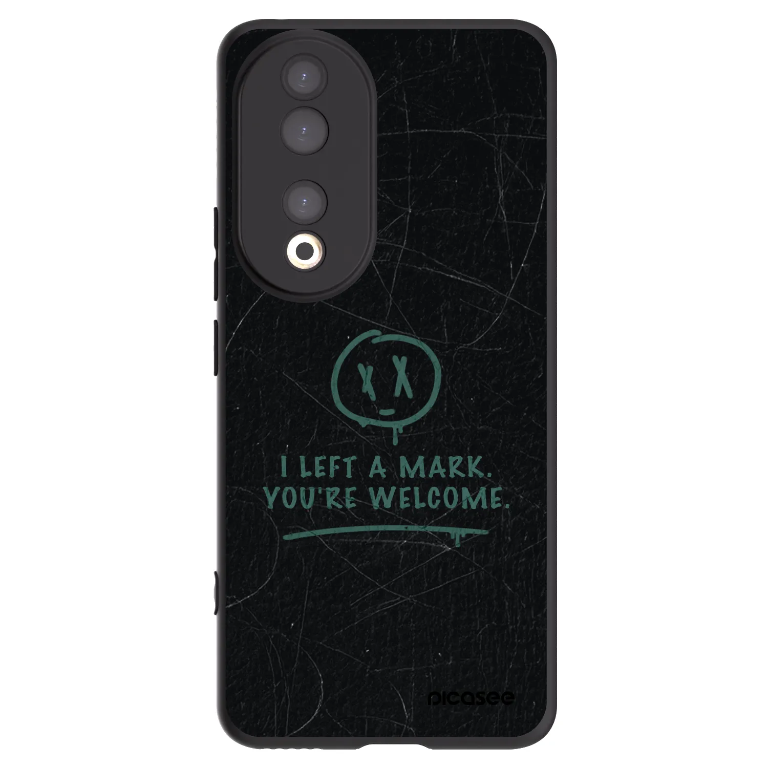 Picasee crna silikonska maskica za Honor 90 5G - LEFT A MARK
