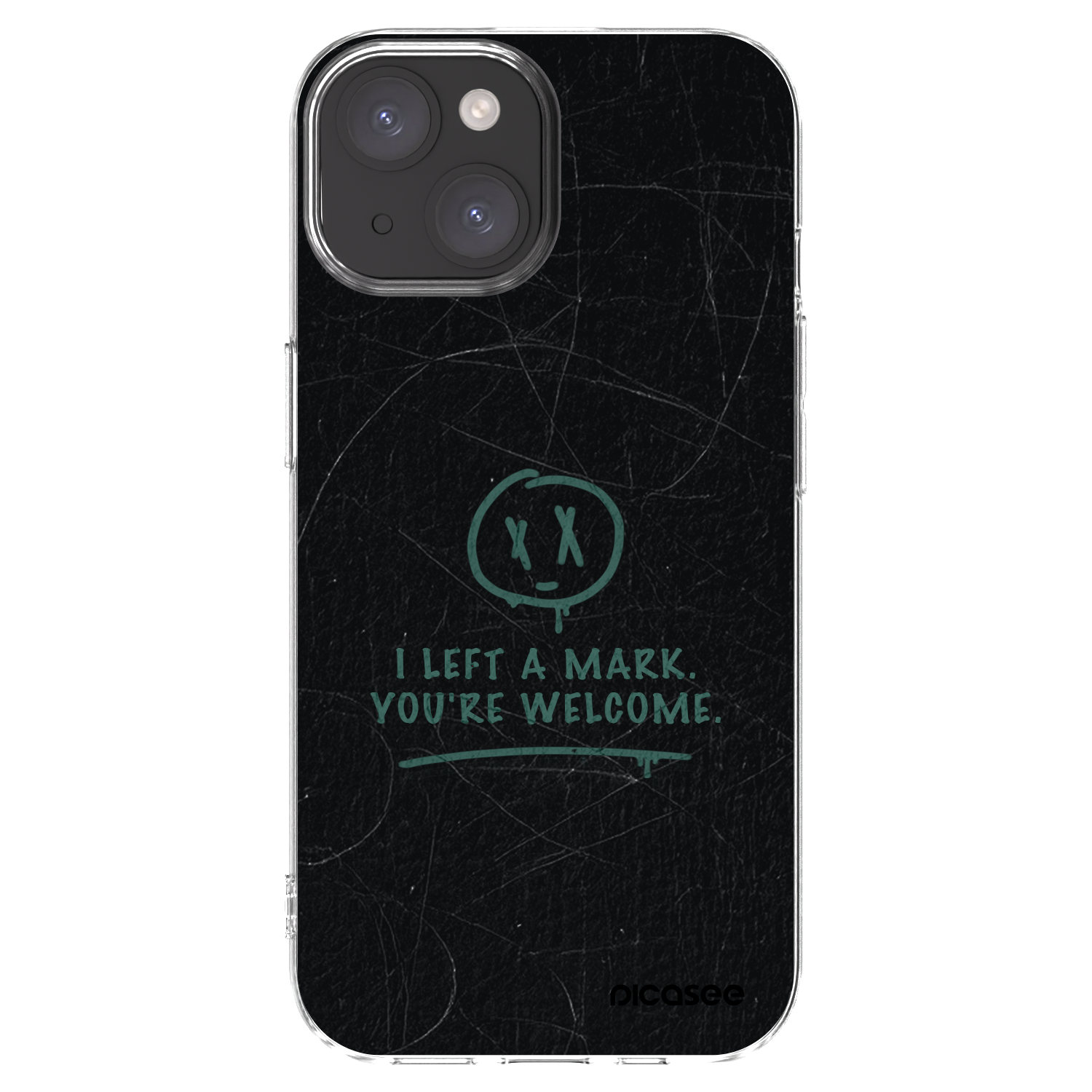 Picasee silikonska prozirna maskica za Apple iPhone 15 - LEFT A MARK