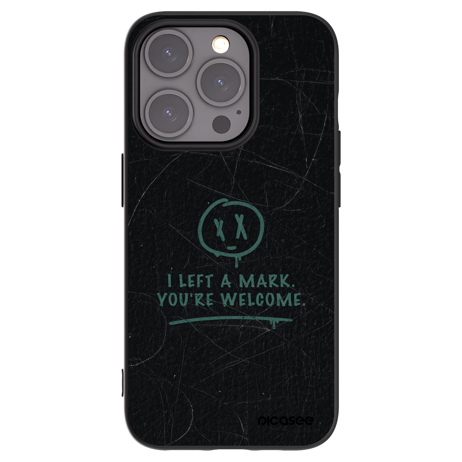 Picasee crna silikonska maskica za Apple iPhone 15 Pro - LEFT A MARK