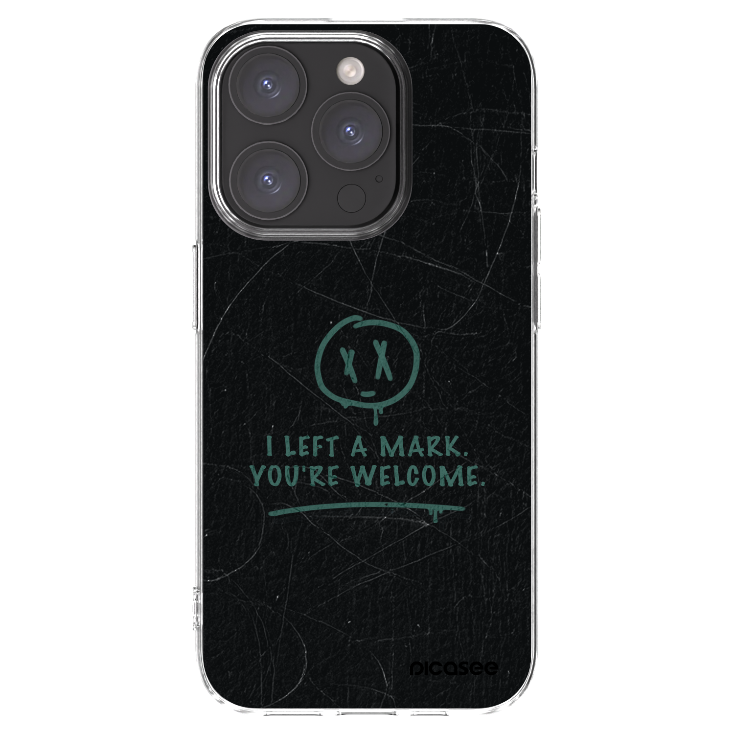 Picasee silikonska prozirna maskica za Apple iPhone 15 Pro - LEFT A MARK