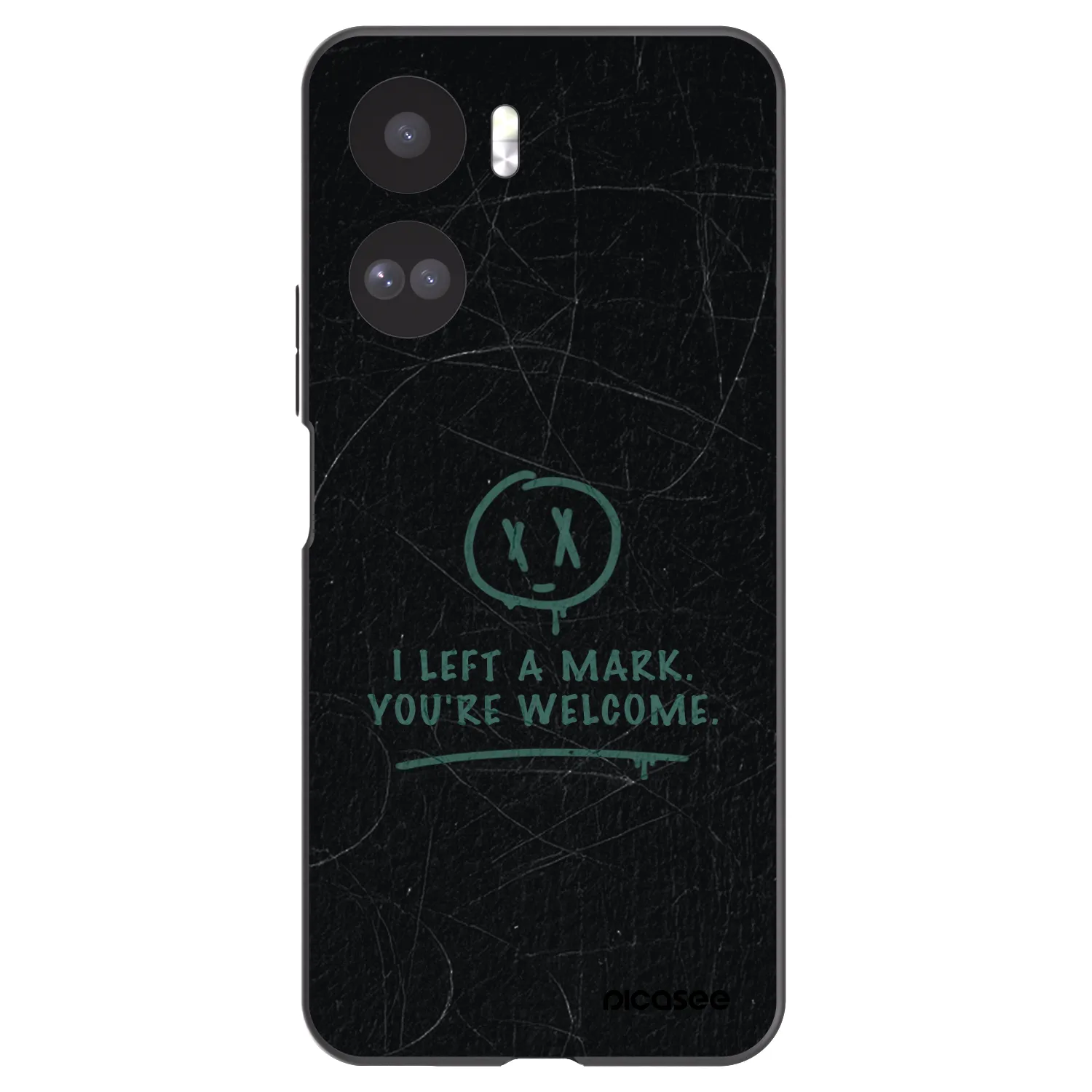 Picasee crna silikonska maskica za Honor 90 Lite 5G - LEFT A MARK