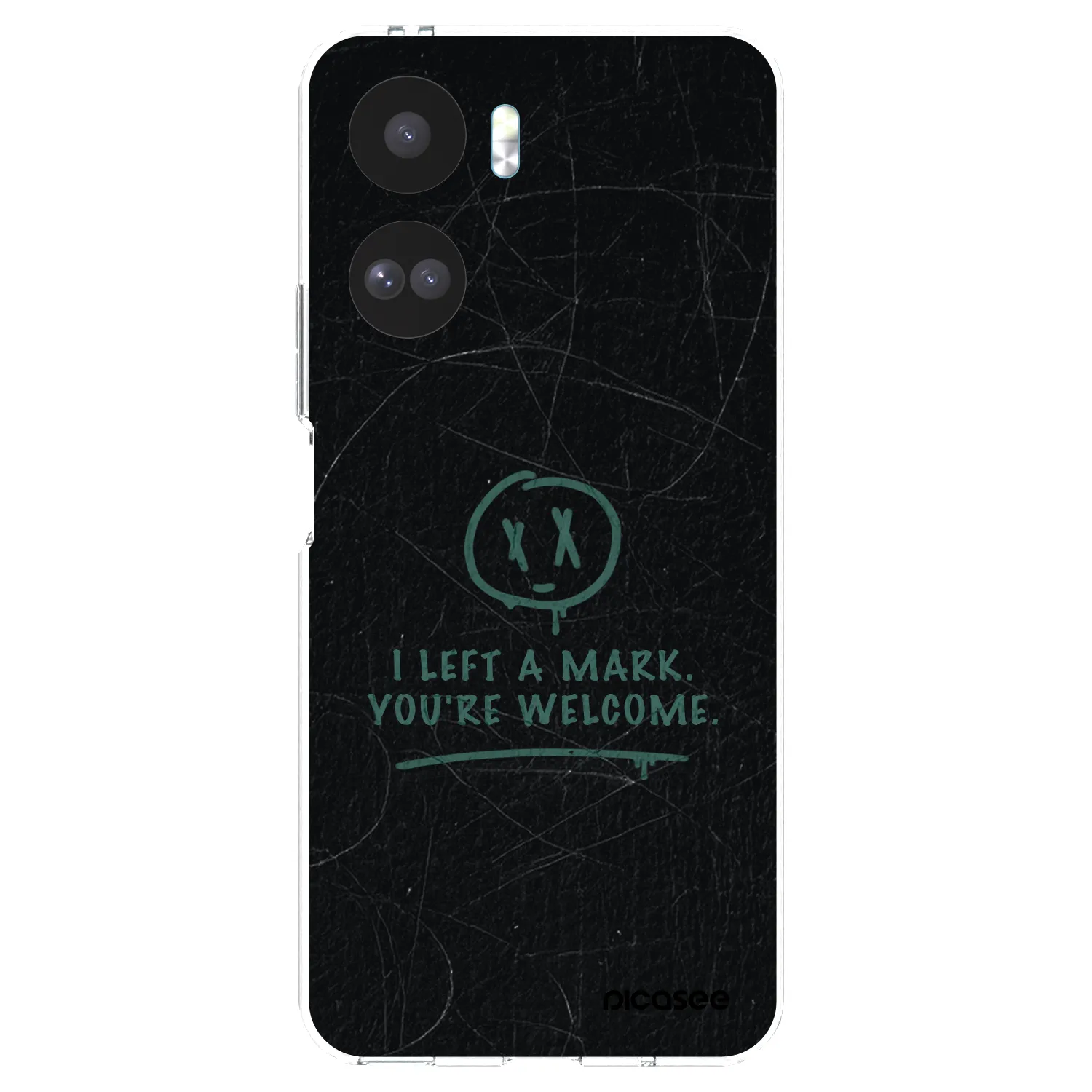 Picasee silikonska prozirna maskica za Honor 90 Lite 5G - LEFT A MARK