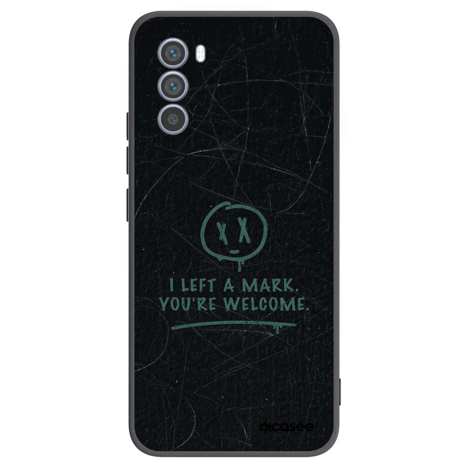 Picasee crna silikonska maskica za Motorola Moto G62 - LEFT A MARK