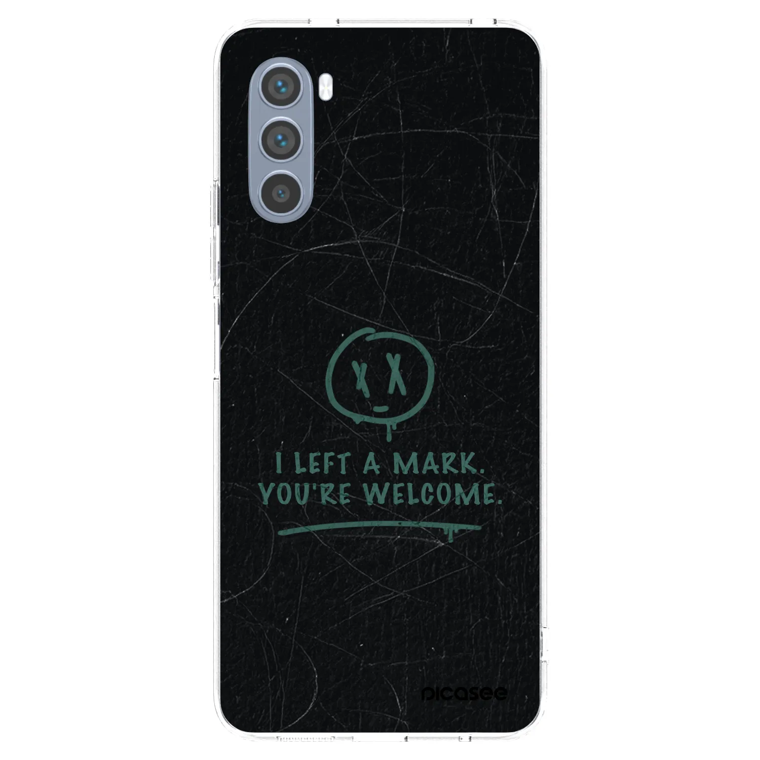 Picasee silikonska prozirna maskica za Motorola Moto G62 - LEFT A MARK