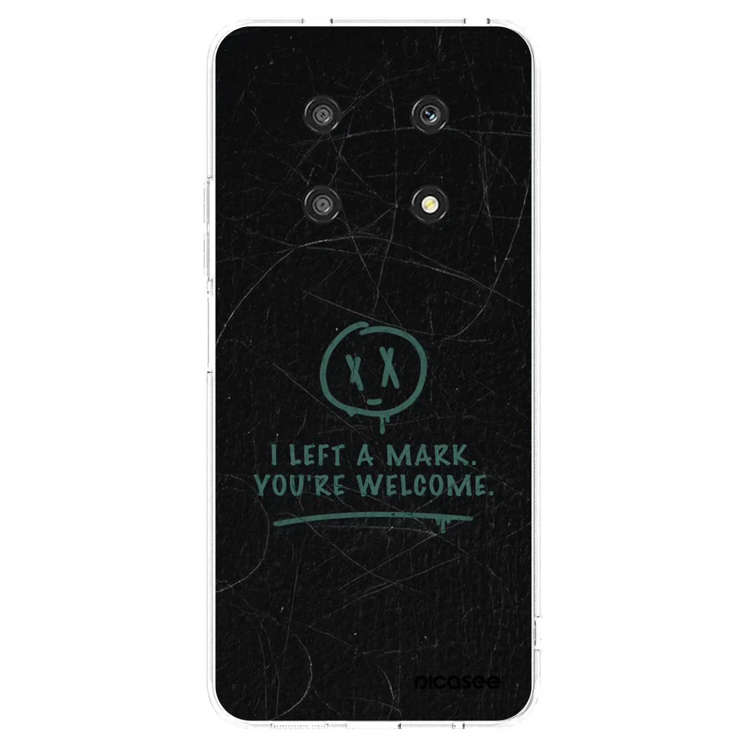 Picasee silikonska prozirna maskica za Honor Magic4 Lite 5G - LEFT A MARK