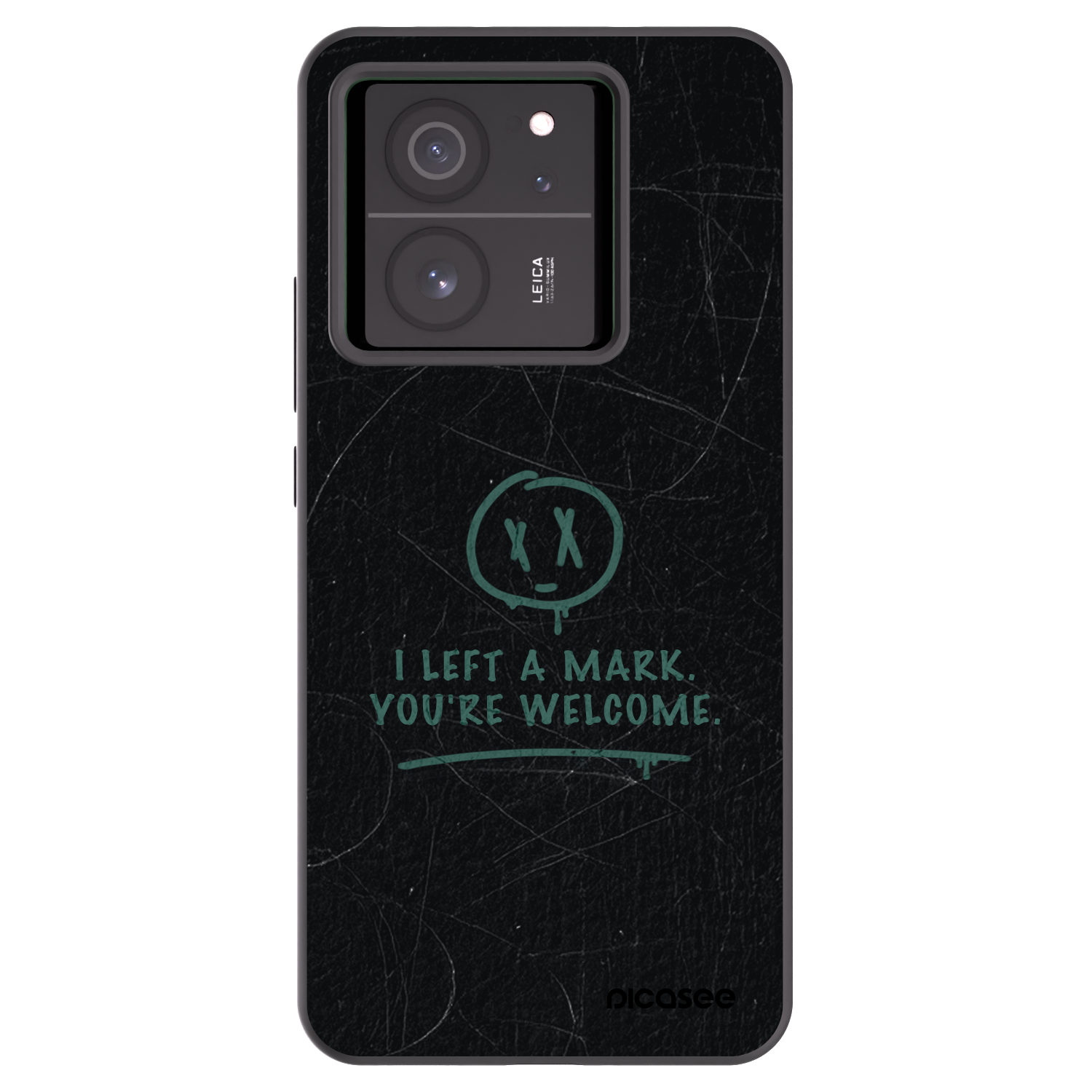 Picasee crna silikonska maskica za Xiaomi 13T - LEFT A MARK