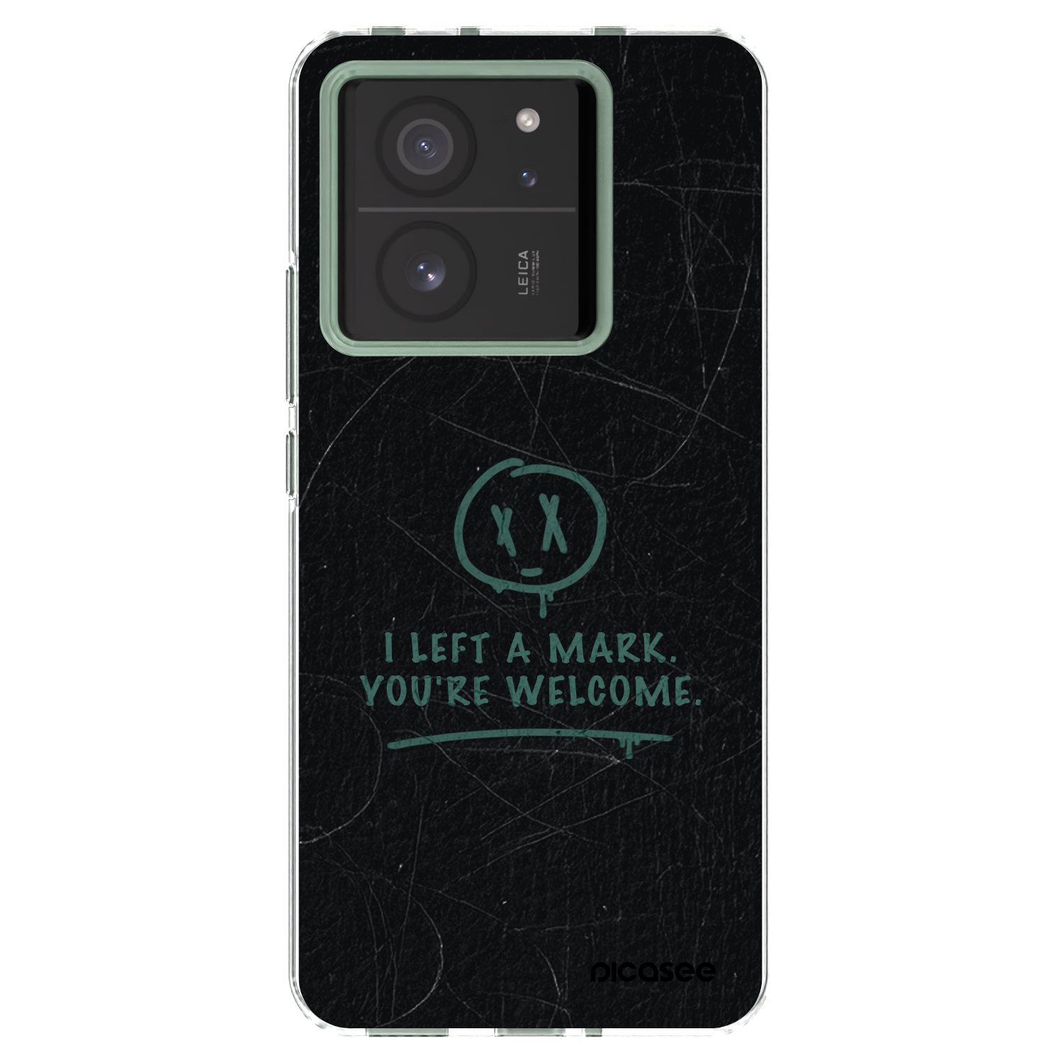 Picasee silikonska prozirna maskica za Xiaomi 13T Pro - LEFT A MARK