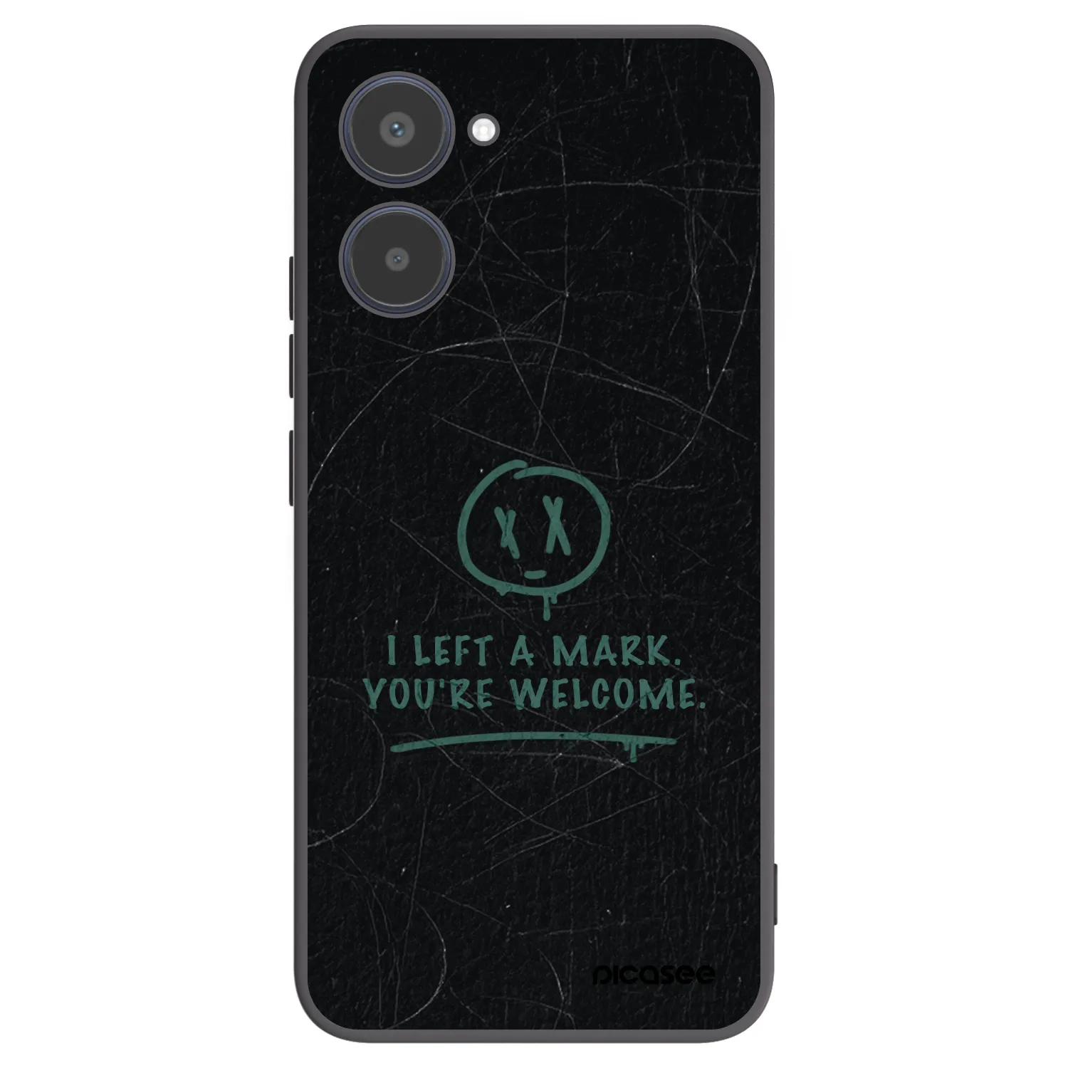 Picasee crna silikonska maskica za Realme 10 4G - LEFT A MARK