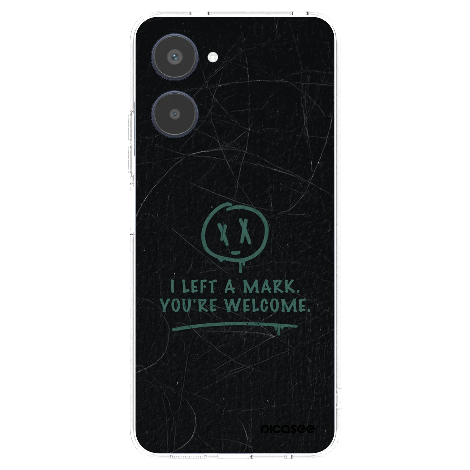 Picasee silikonska prozirna maskica za Realme 10 4G - LEFT A MARK