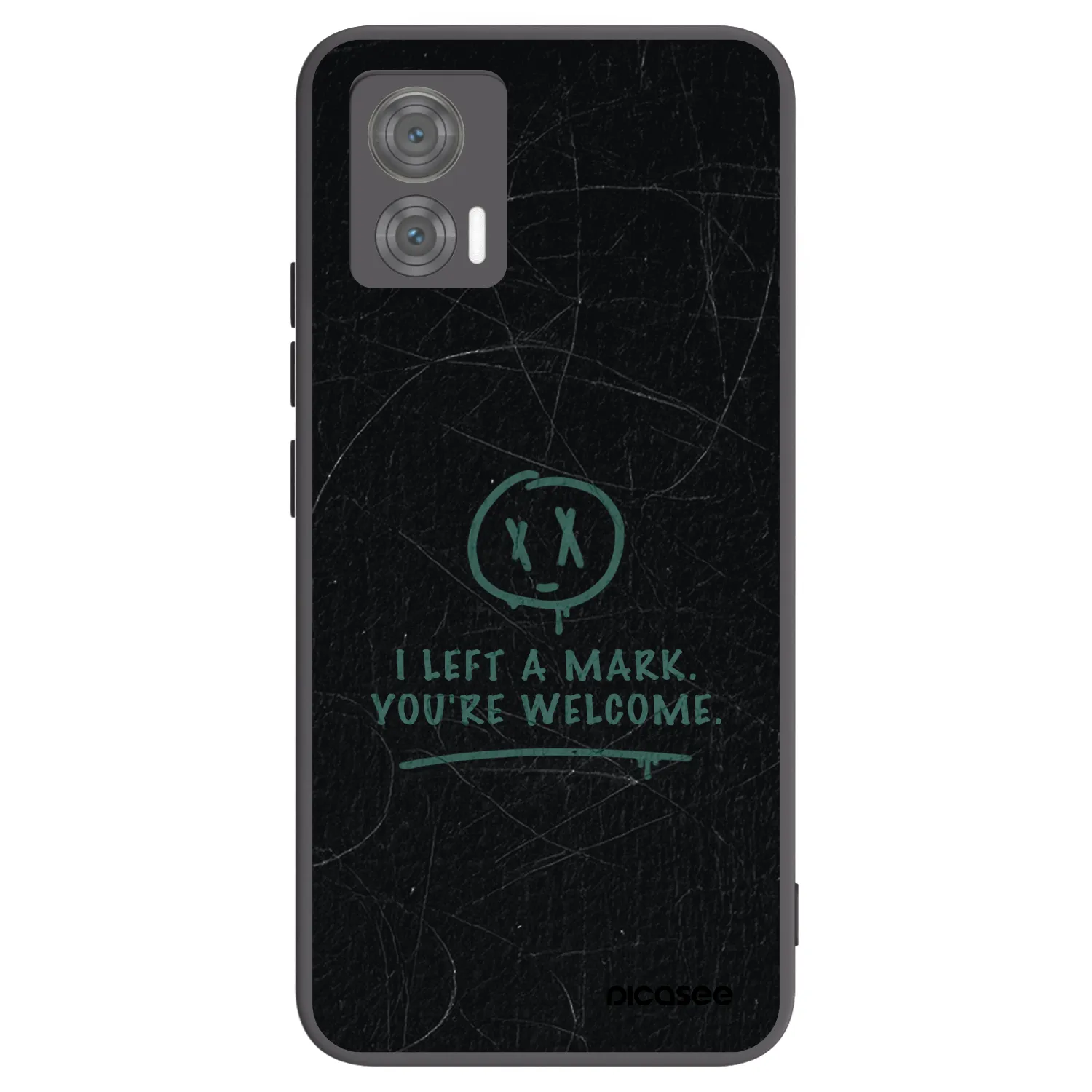Picasee crna silikonska maskica za Motorola Edge 30 Neo - LEFT A MARK