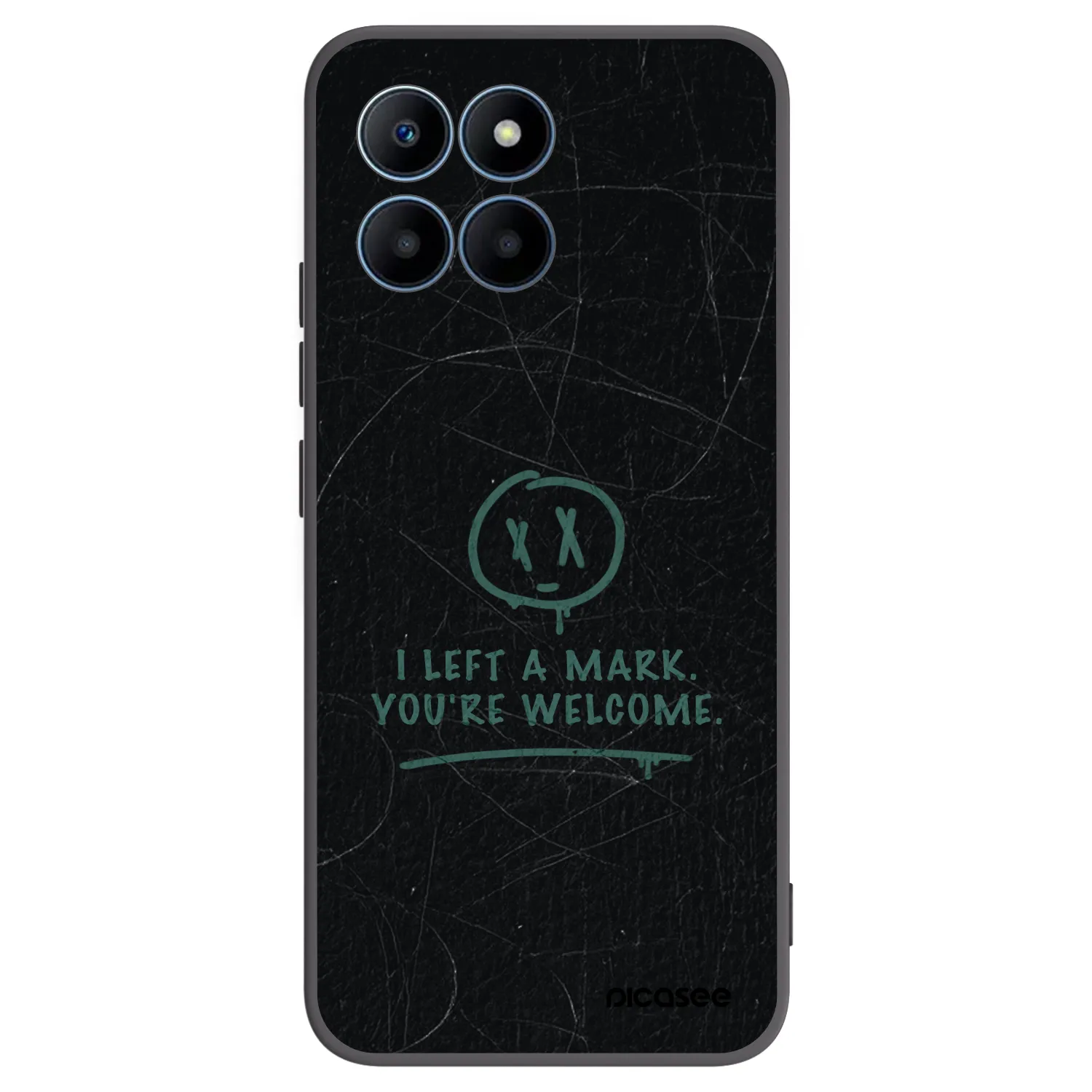 Picasee crna silikonska maskica za Honor 70 Lite - LEFT A MARK