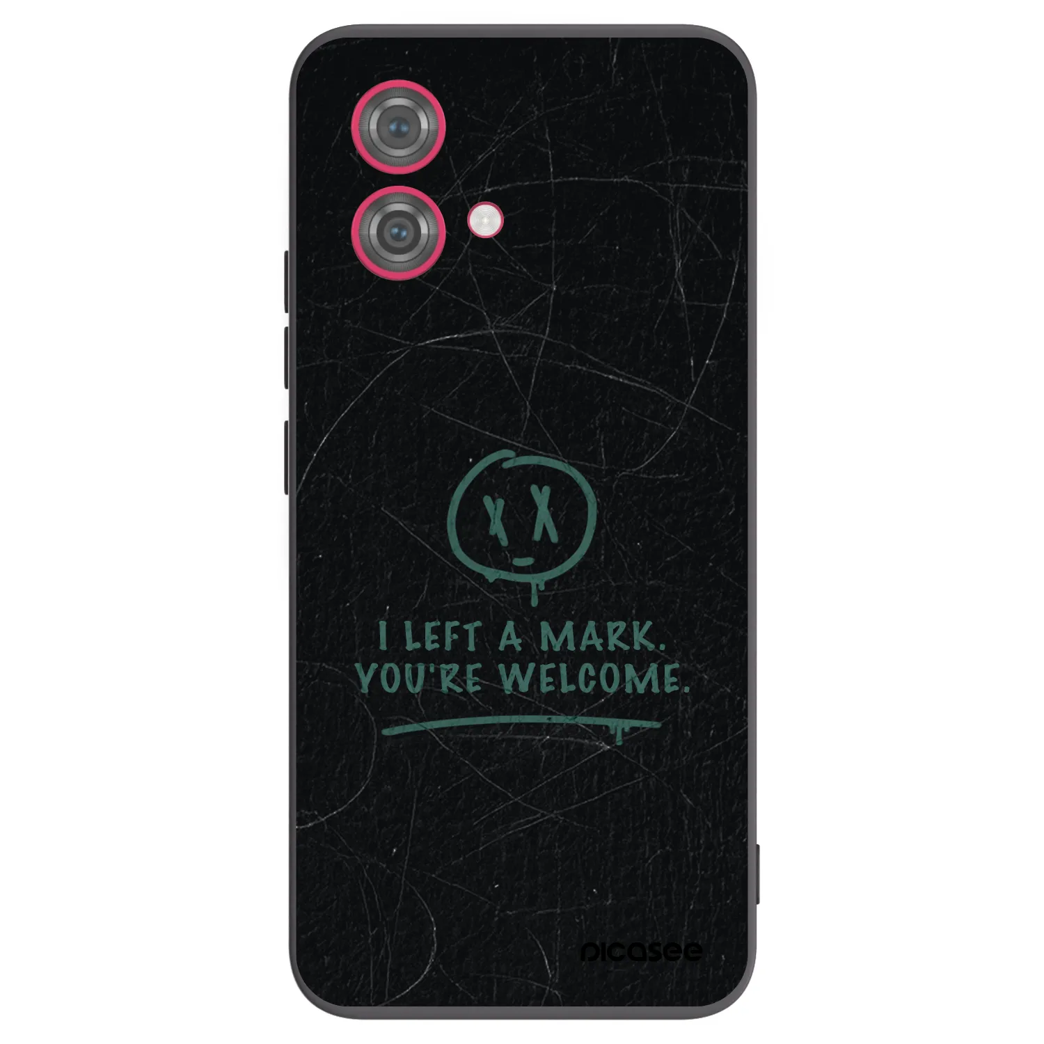 Picasee crna silikonska maskica za Motorola Moto G84 5G - LEFT A MARK