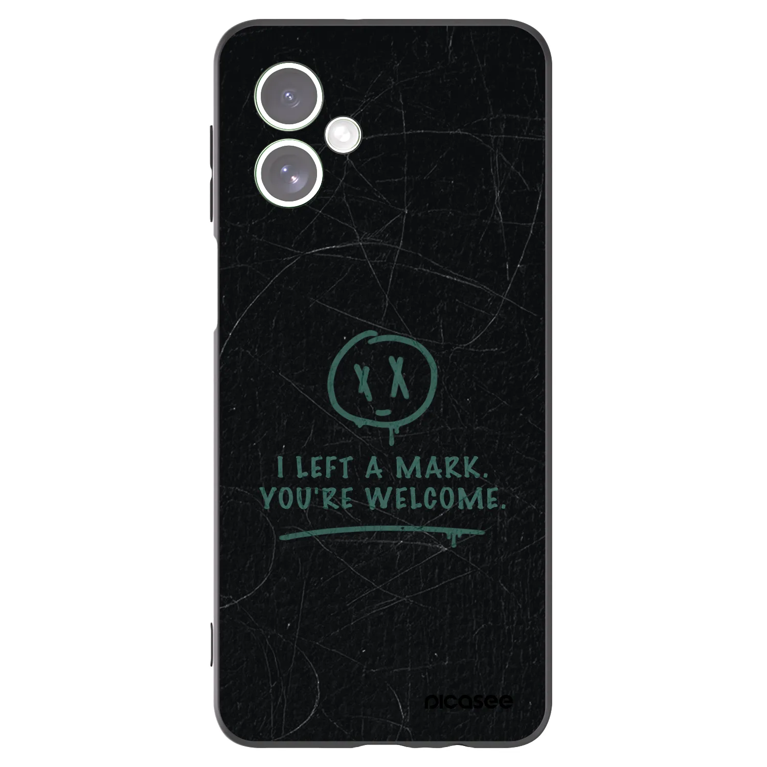 Picasee crna silikonska maskica za Motorola Moto G54 5G - LEFT A MARK