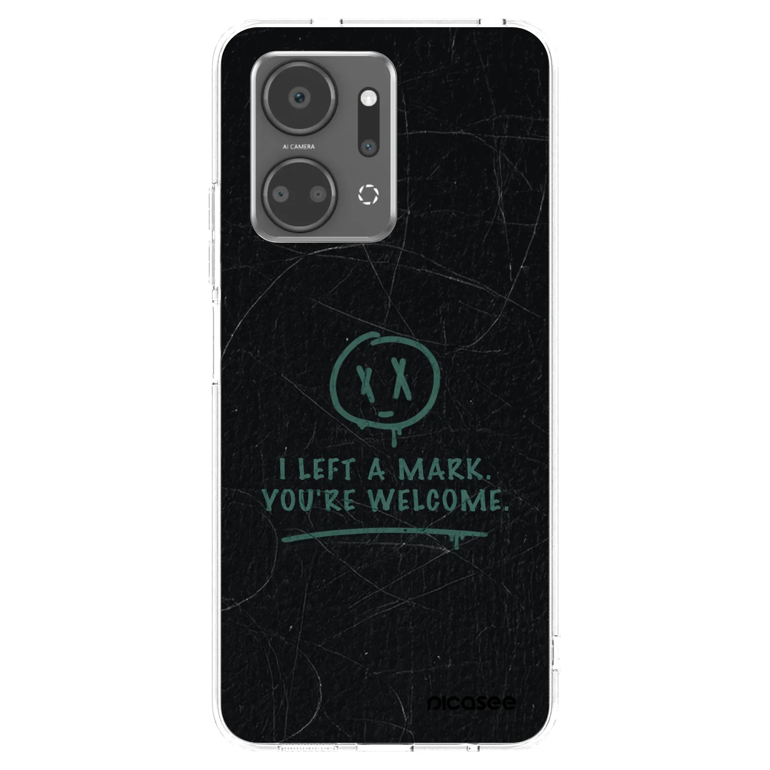 Picasee silikonska prozirna maskica za Honor X7a - LEFT A MARK