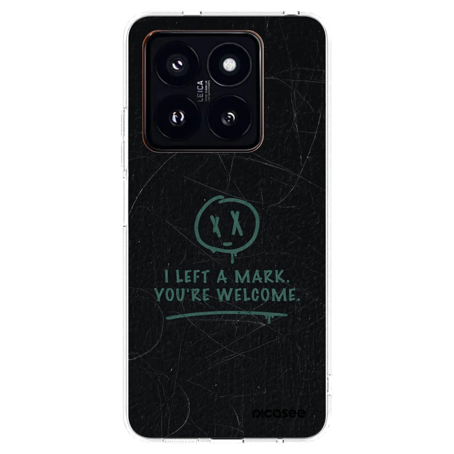 Picasee silikonska prozirna maskica za Xiaomi 14 Pro - LEFT A MARK