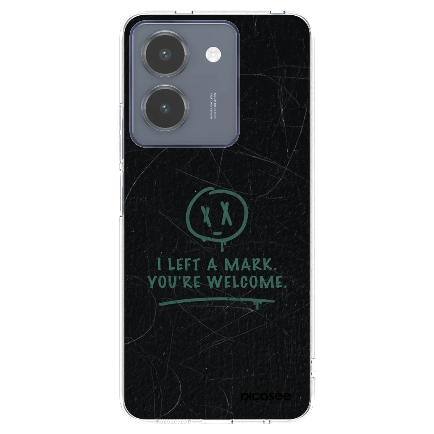 Picasee silikonska prozirna maskica za Vivo Y36 4G - LEFT A MARK