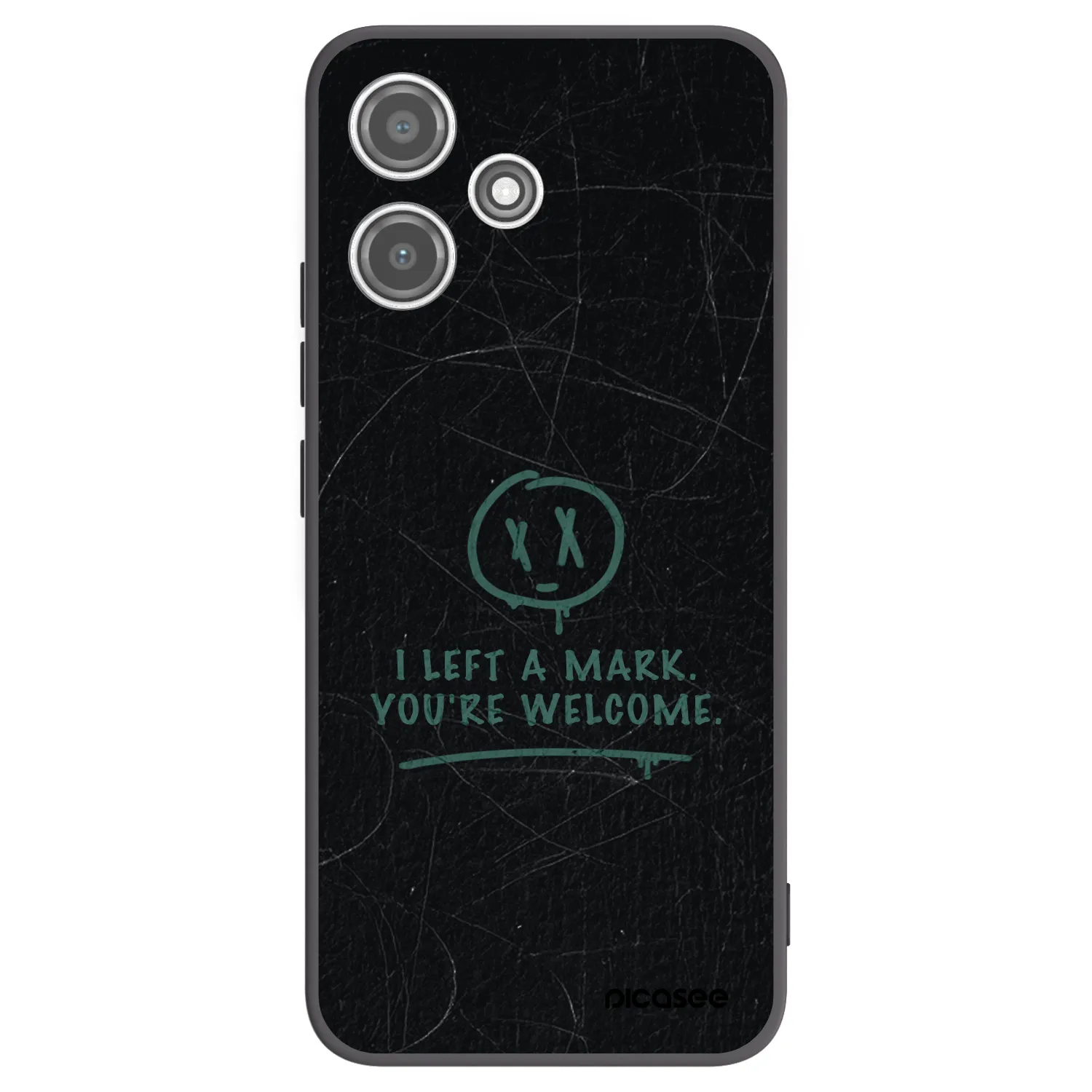 Picasee crna silikonska maskica za Xiaomi Redmi 12 5G - LEFT A MARK