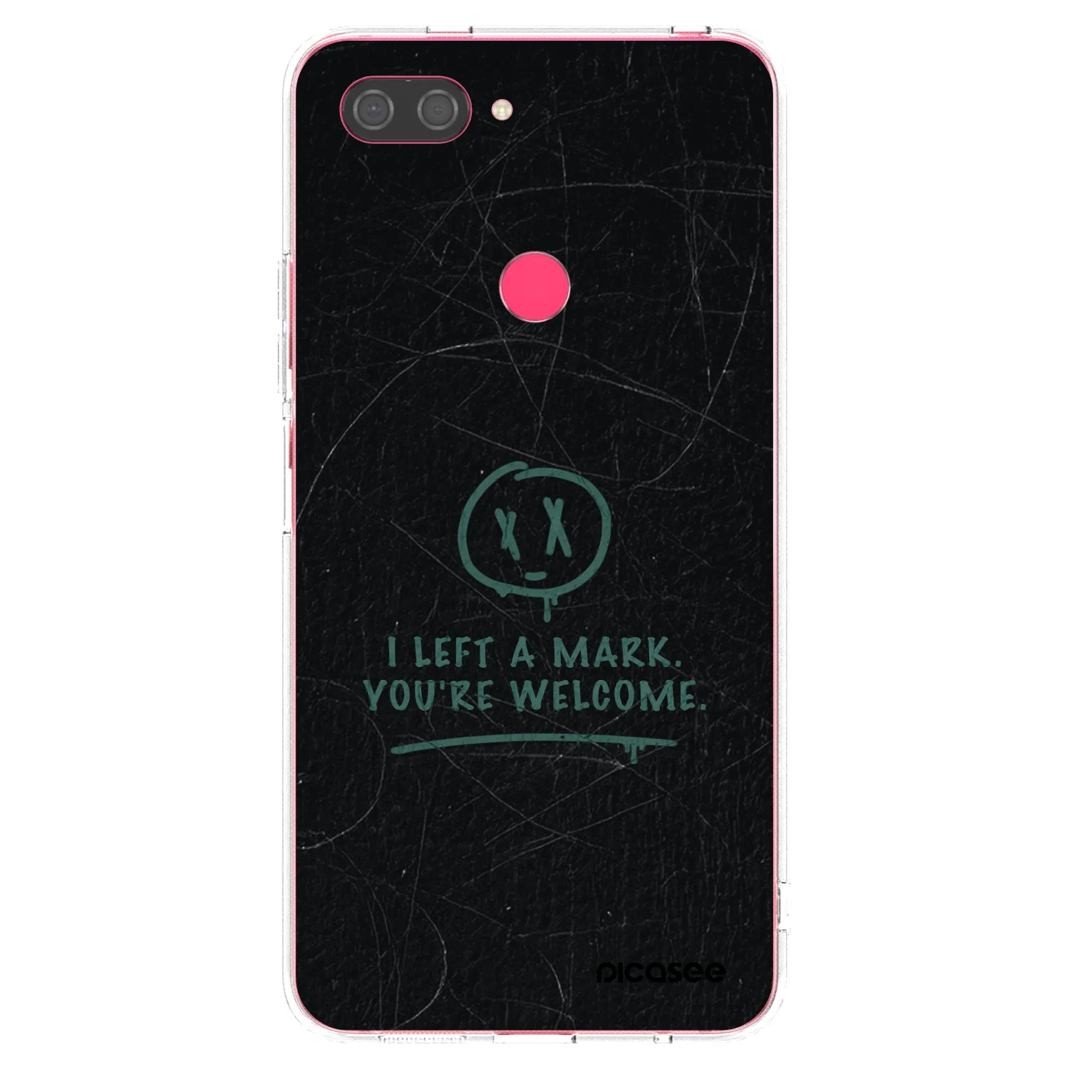 Picasee silikonska prozirna maskica za Xiaomi Mi 8 Lite - LEFT A MARK