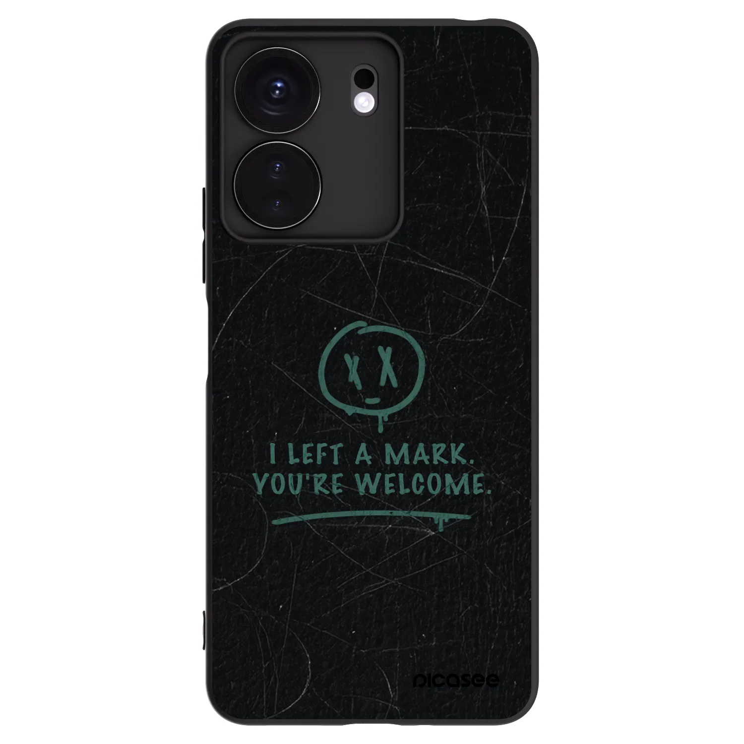 Picasee crna silikonska maskica za Xiaomi Redmi 13C 4G - LEFT A MARK
