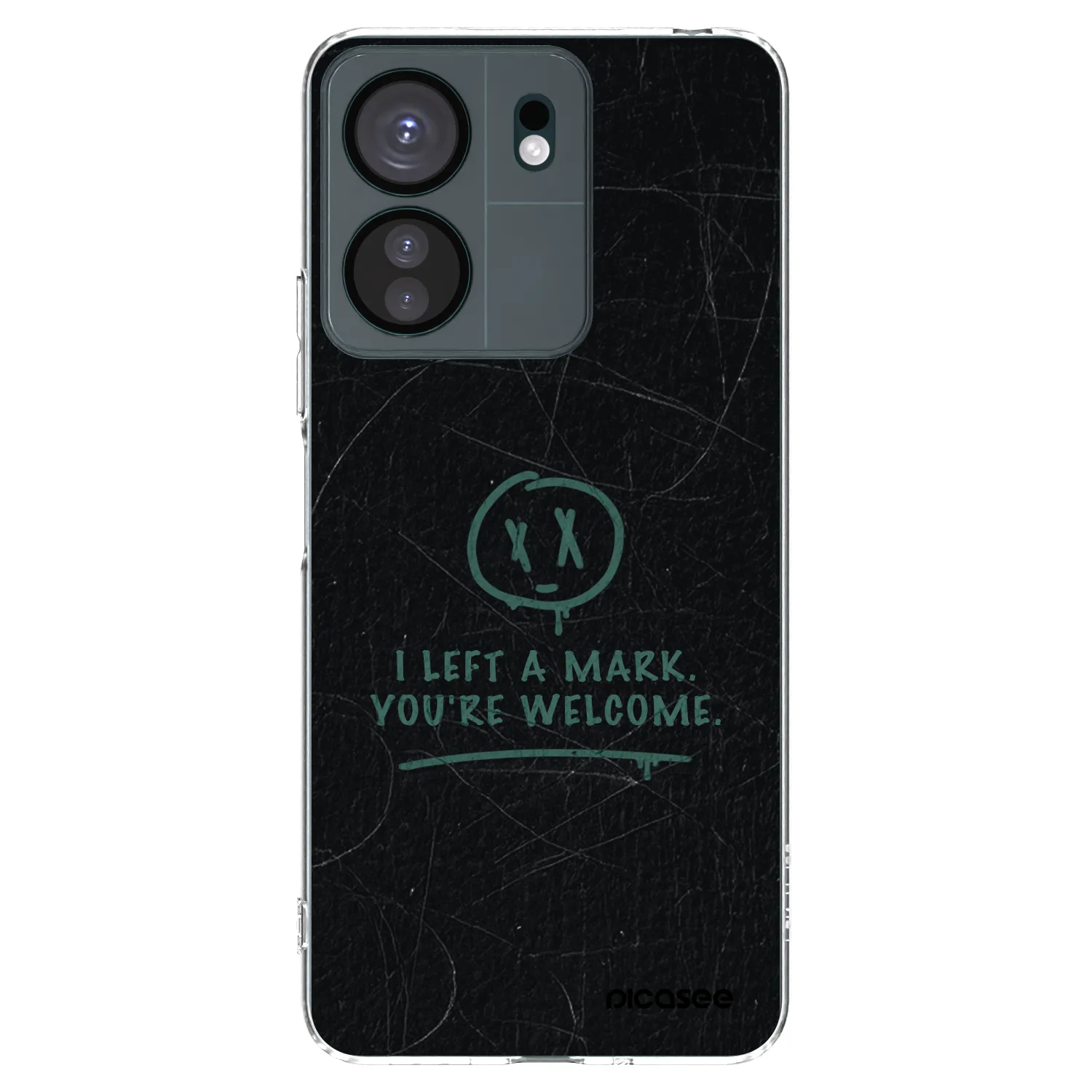 Picasee silikonska prozirna maskica za Xiaomi Redmi 13C 4G - LEFT A MARK