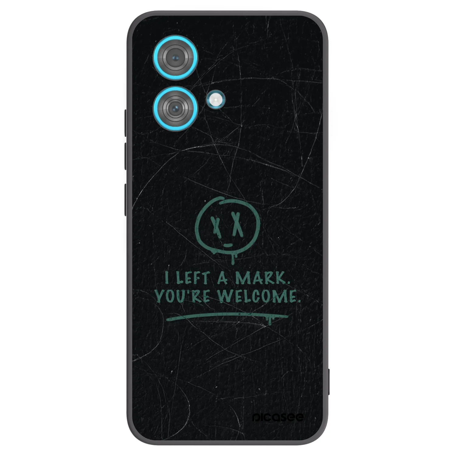 Picasee crna silikonska maskica za Motorola Edge 40 Neo - LEFT A MARK