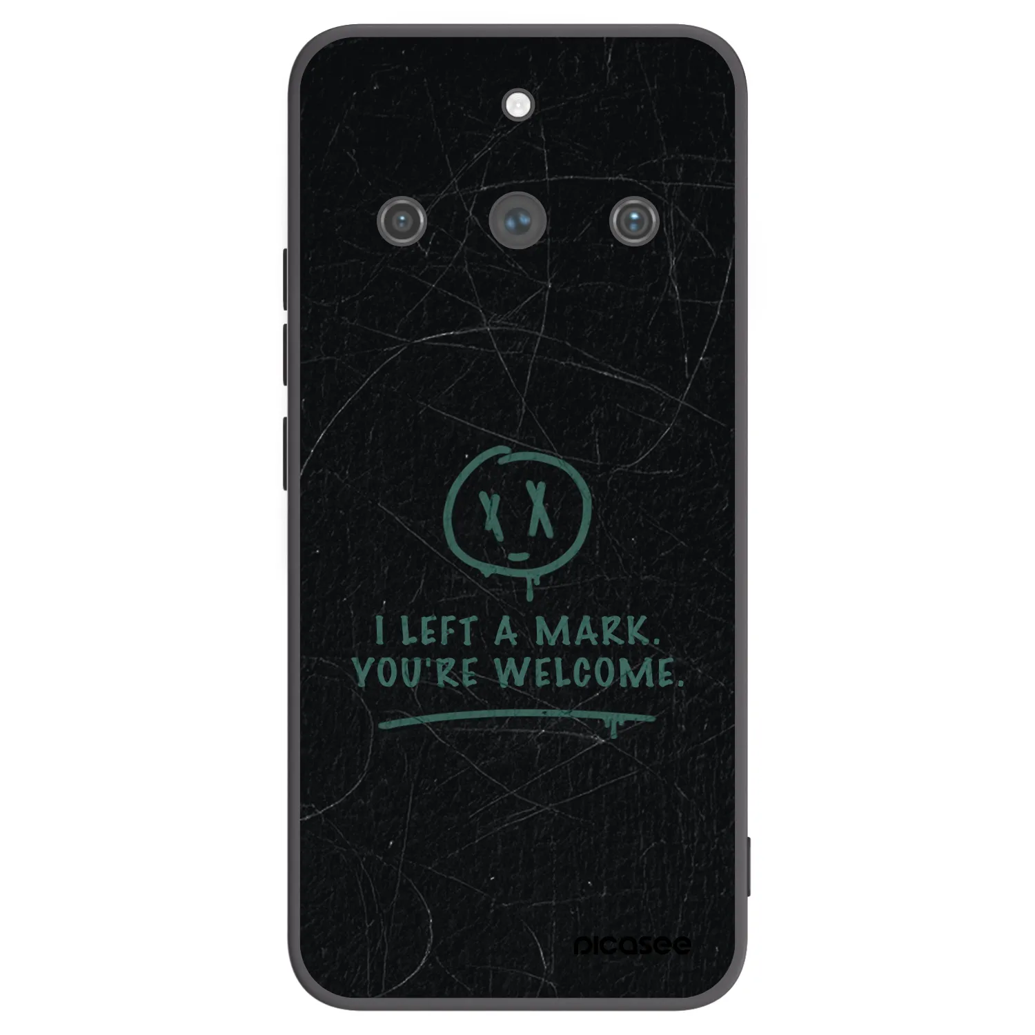 Picasee crna silikonska maskica za Realme 11 Pro+ - LEFT A MARK