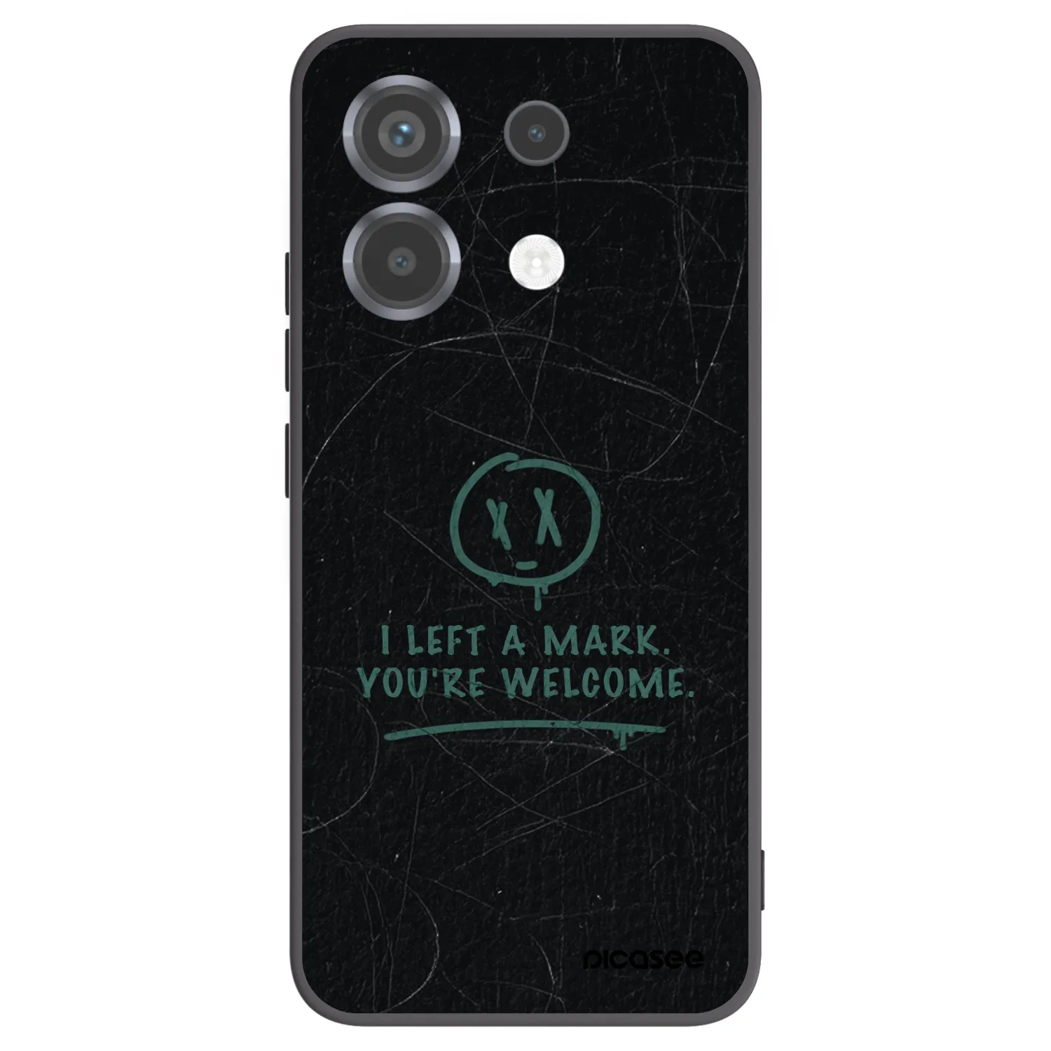 Picasee crna silikonska maskica za Xiaomi Poco X6 - LEFT A MARK