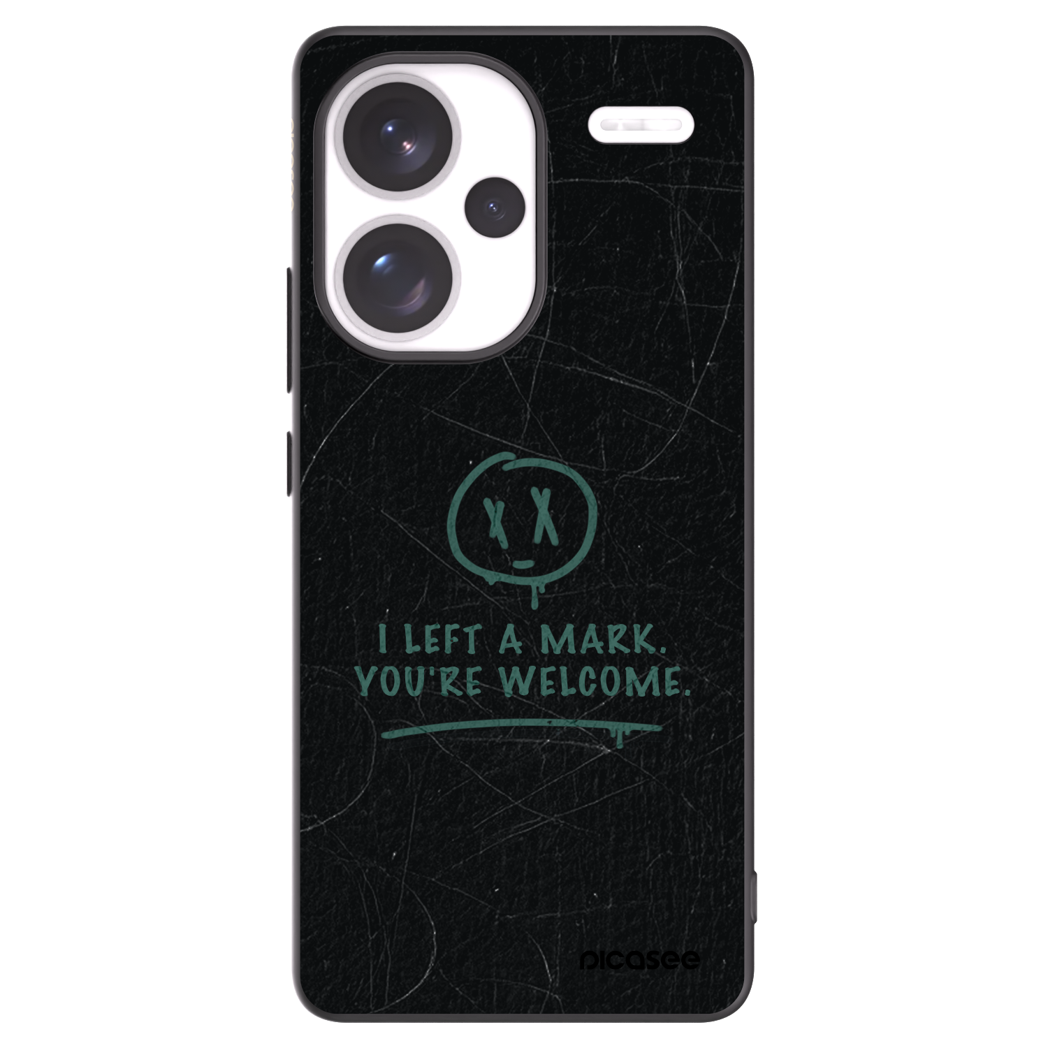 Picasee crna silikonska maskica za Xiaomi Redmi Note 13 Pro+ 5G - LEFT A MARK