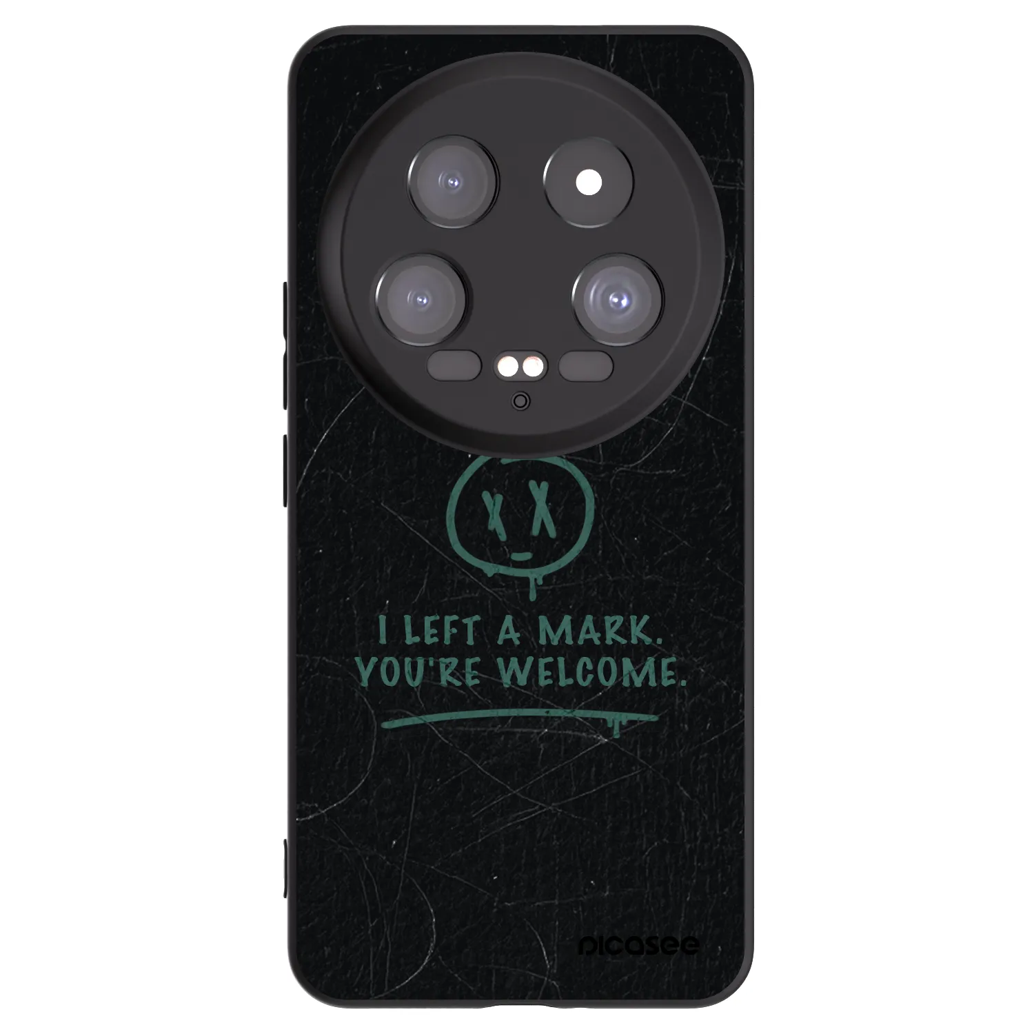 Picasee crna silikonska maskica za Xiaomi 14 Ultra - LEFT A MARK