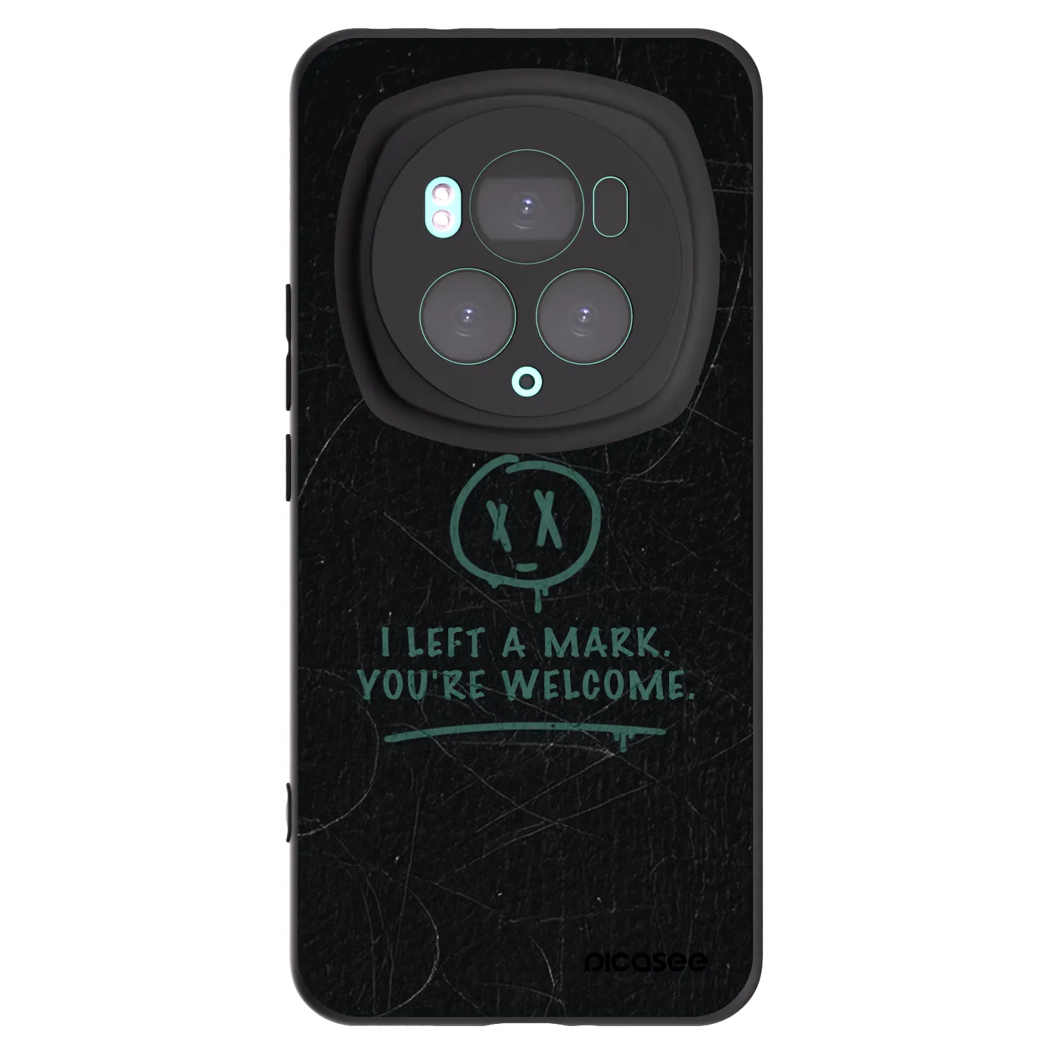 Picasee crna silikonska maskica za Honor Magic6 Pro - LEFT A MARK