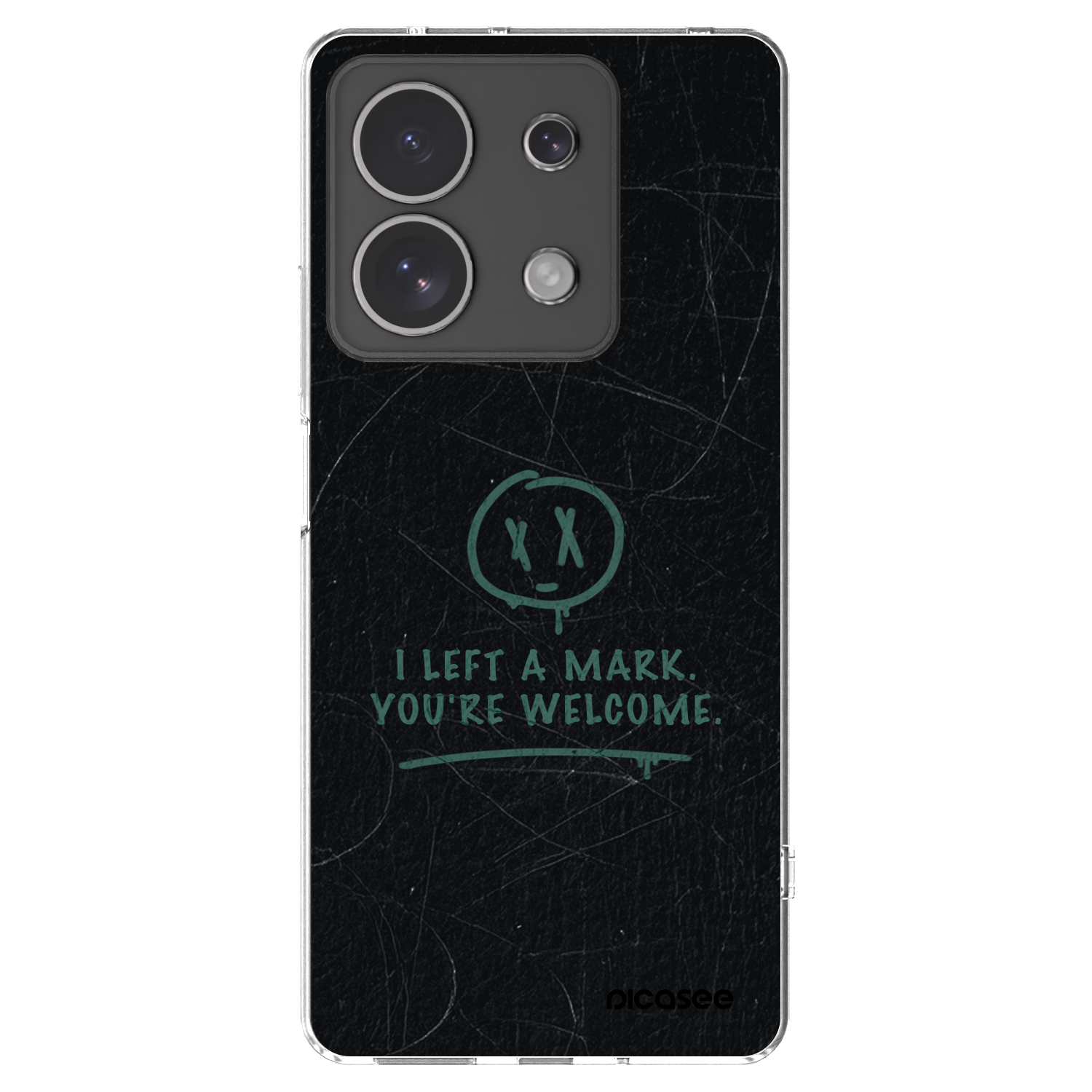 Picasee silikonska prozirna maskica za Xiaomi Redmi Note 13 4G - LEFT A MARK