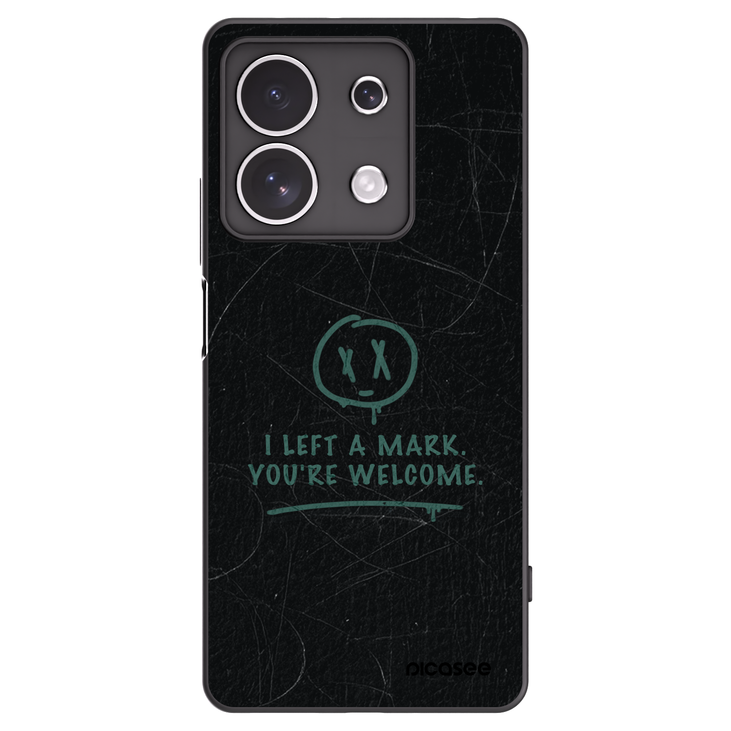 Picasee crna silikonska maskica za Xiaomi Redmi Note 13 4G - LEFT A MARK