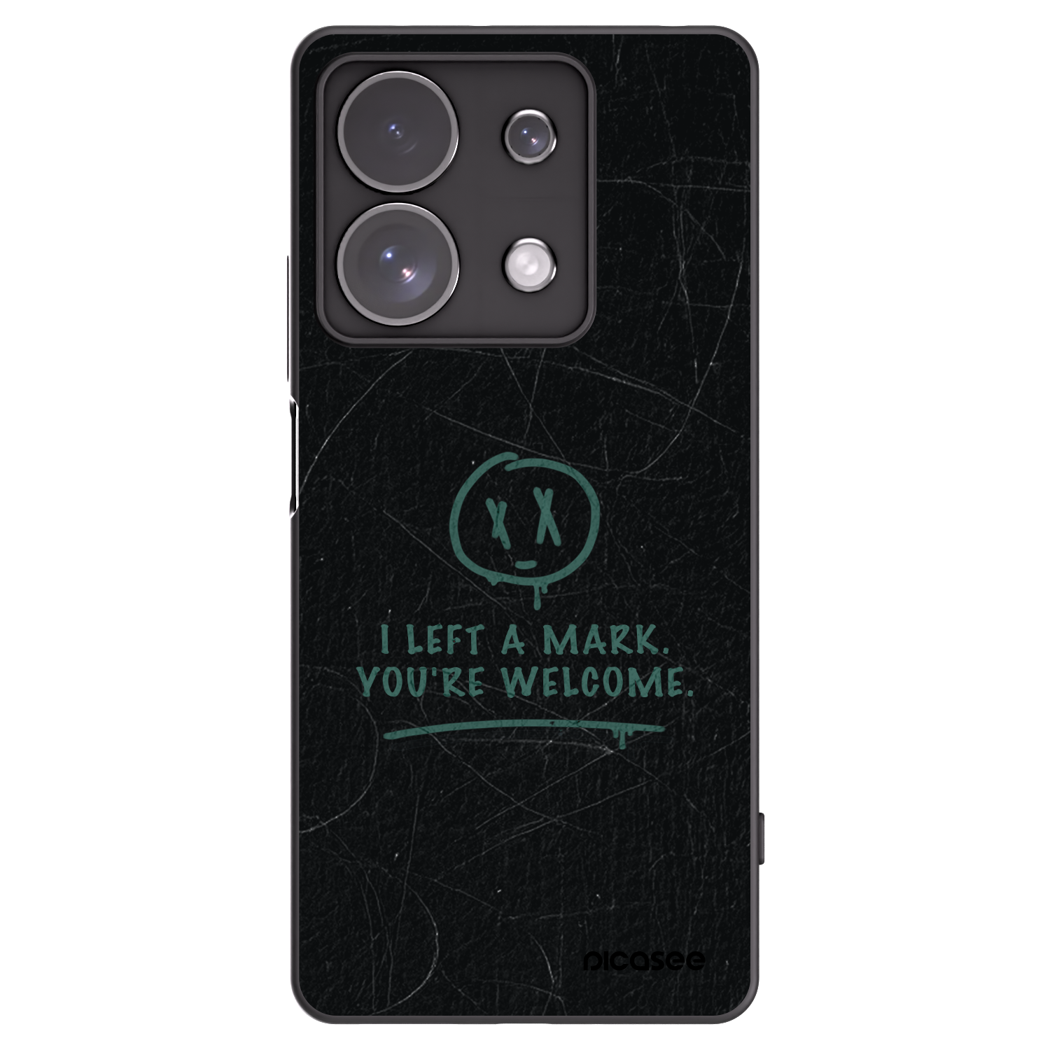 Picasee crna silikonska maskica za Xiaomi Redmi Note 13 Pro 4G - LEFT A MARK
