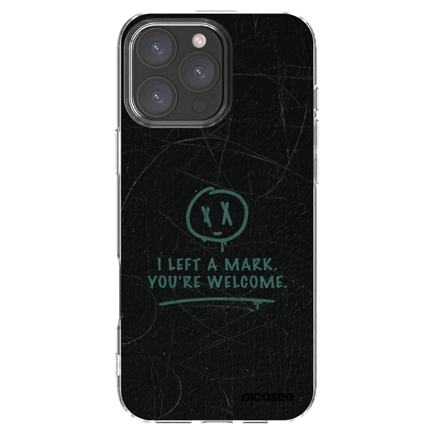 Picasee silikonska prozirna maskica za Apple iPhone 16 Pro Max - LEFT A MARK