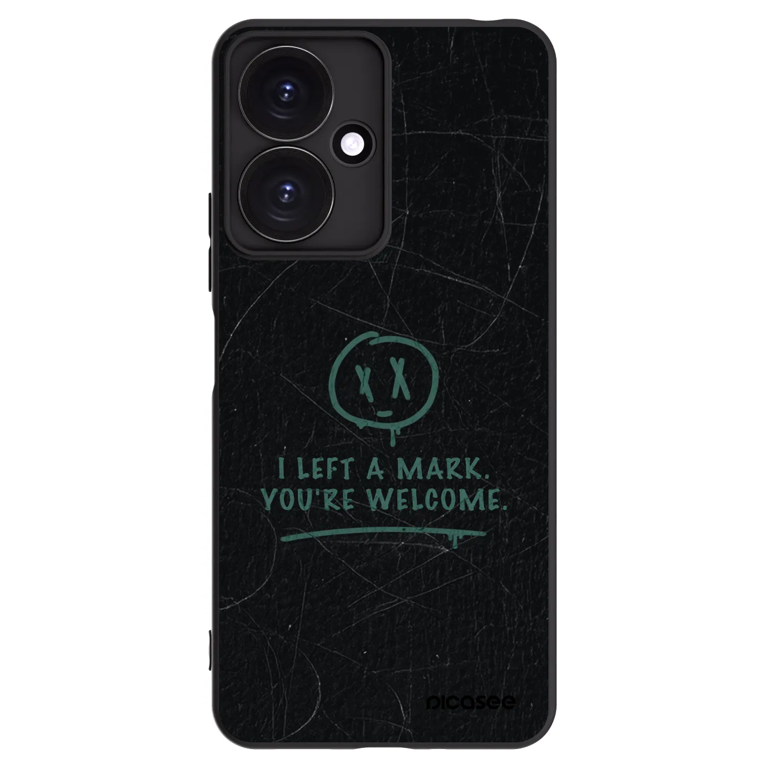 Picasee crna silikonska maskica za Xiaomi Redmi 13C 5G - LEFT A MARK