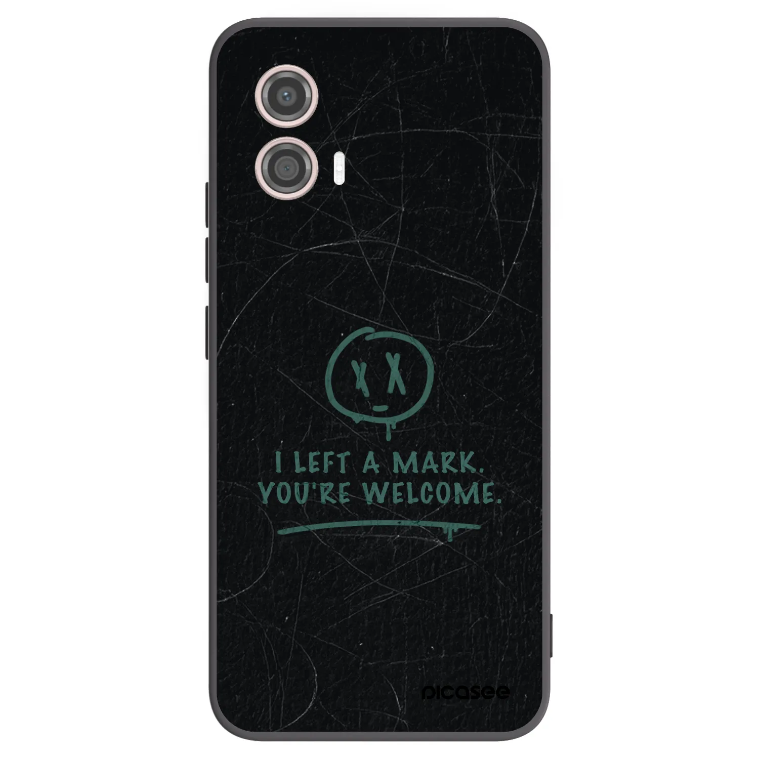 Picasee crna silikonska maskica za Motorola Moto G53 5G - LEFT A MARK