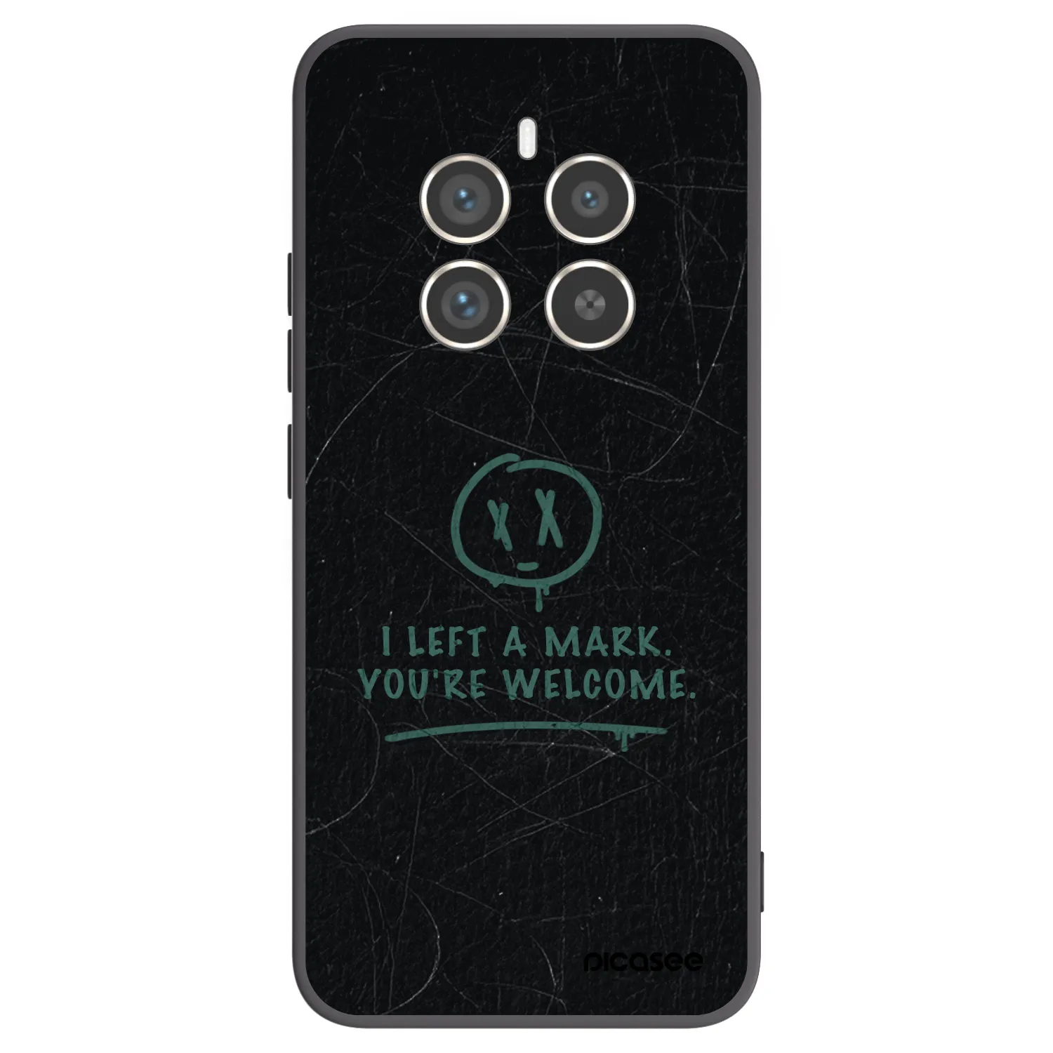 Picasee crna silikonska maskica za Realme 12 Pro 5G - LEFT A MARK
