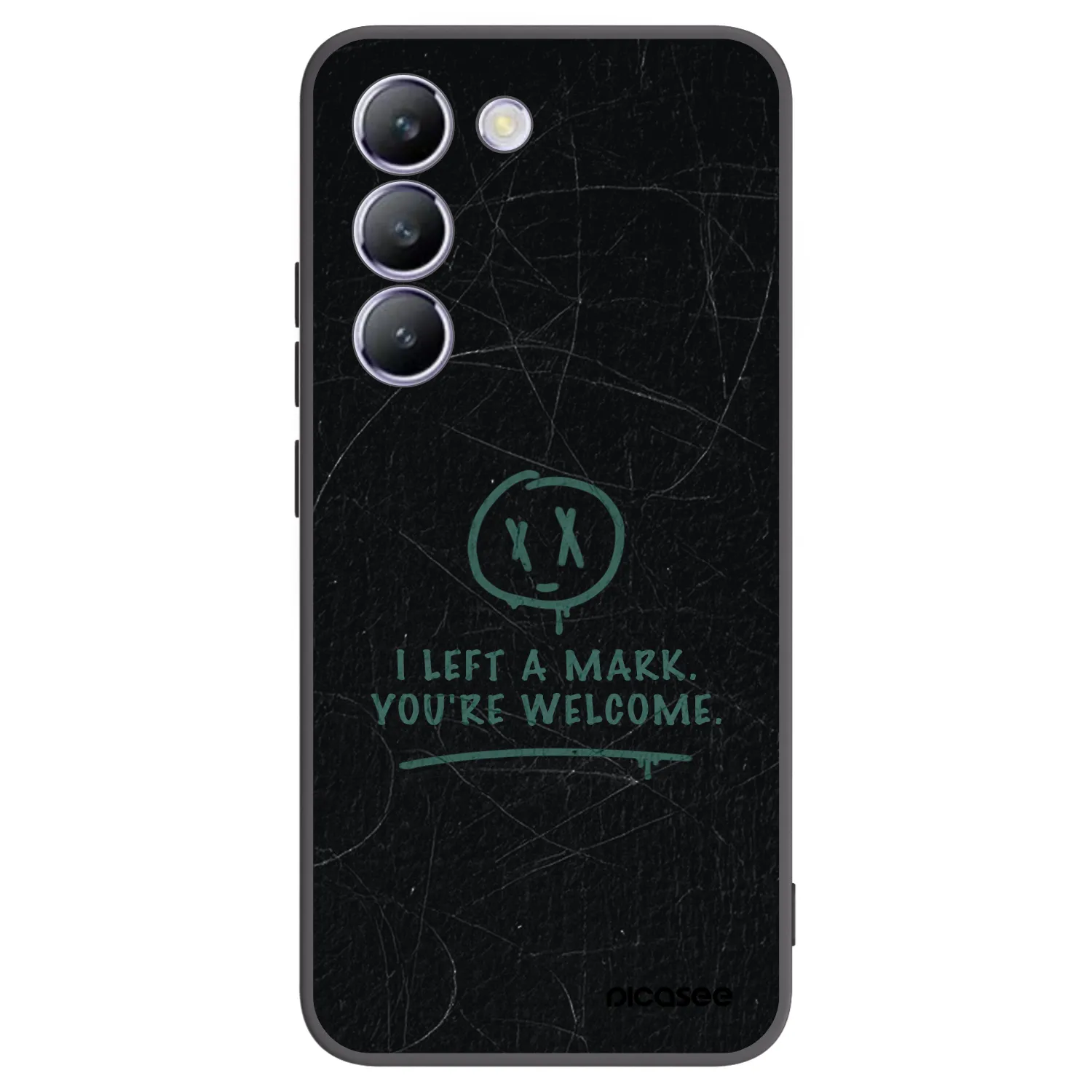 Picasee crna silikonska maskica za Vivo V40 SE 5G - LEFT A MARK