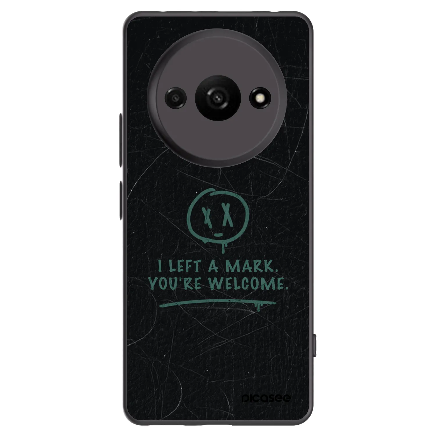 Picasee crna silikonska maskica za Xiaomi Redmi A3 - LEFT A MARK