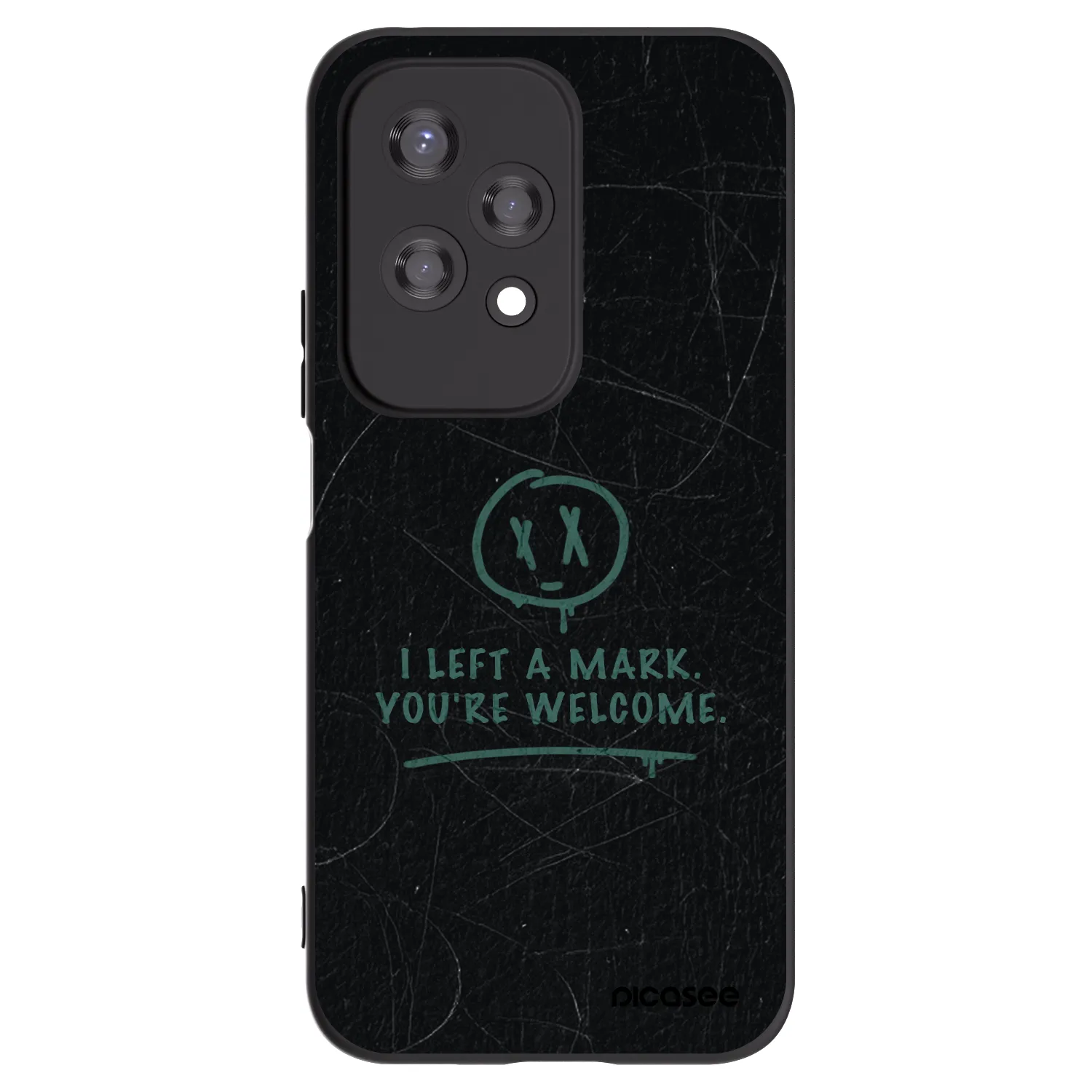 Picasee crna silikonska maskica za Honor 200 Lite - LEFT A MARK