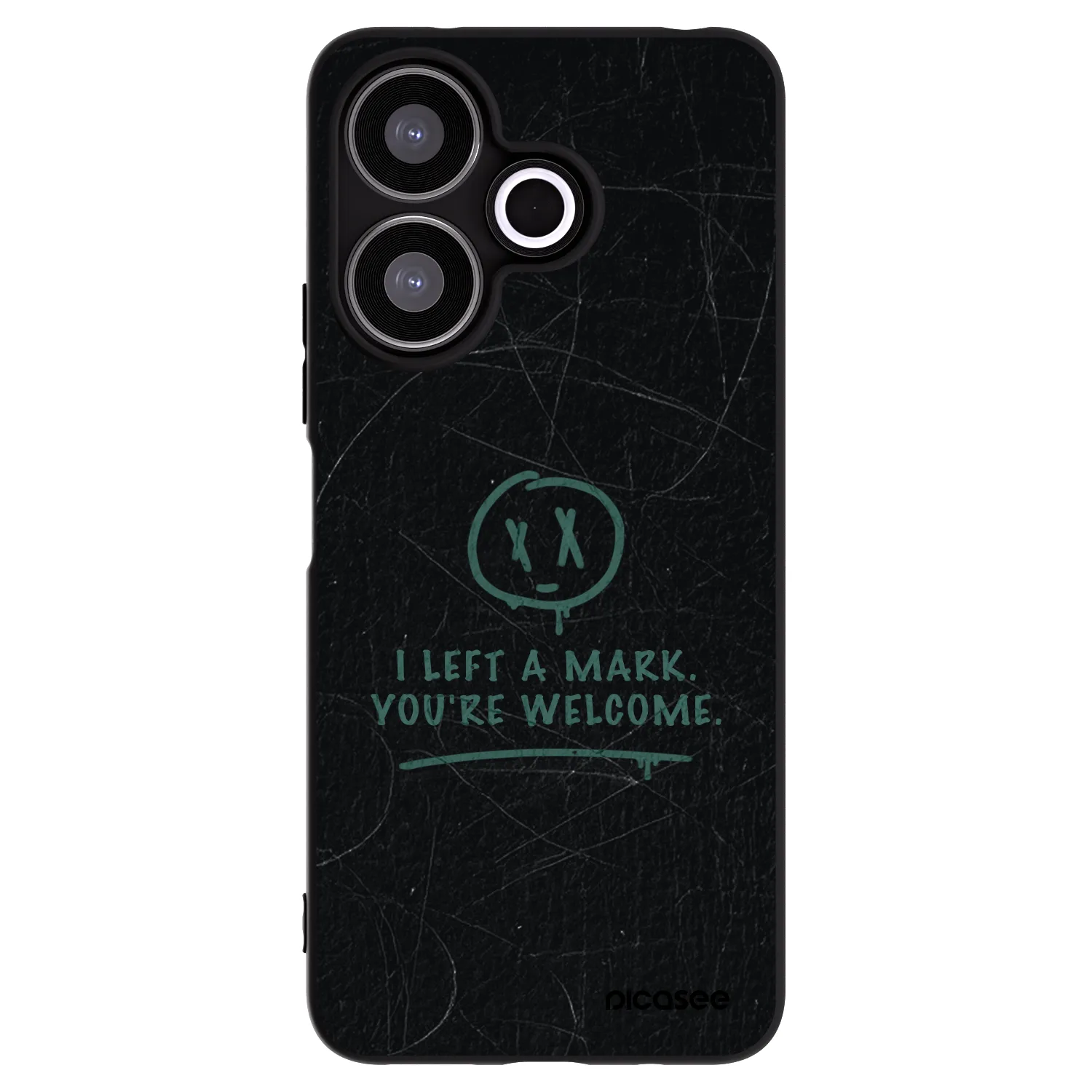 Picasee crna silikonska maskica za Xiaomi Redmi 13 4G - LEFT A MARK