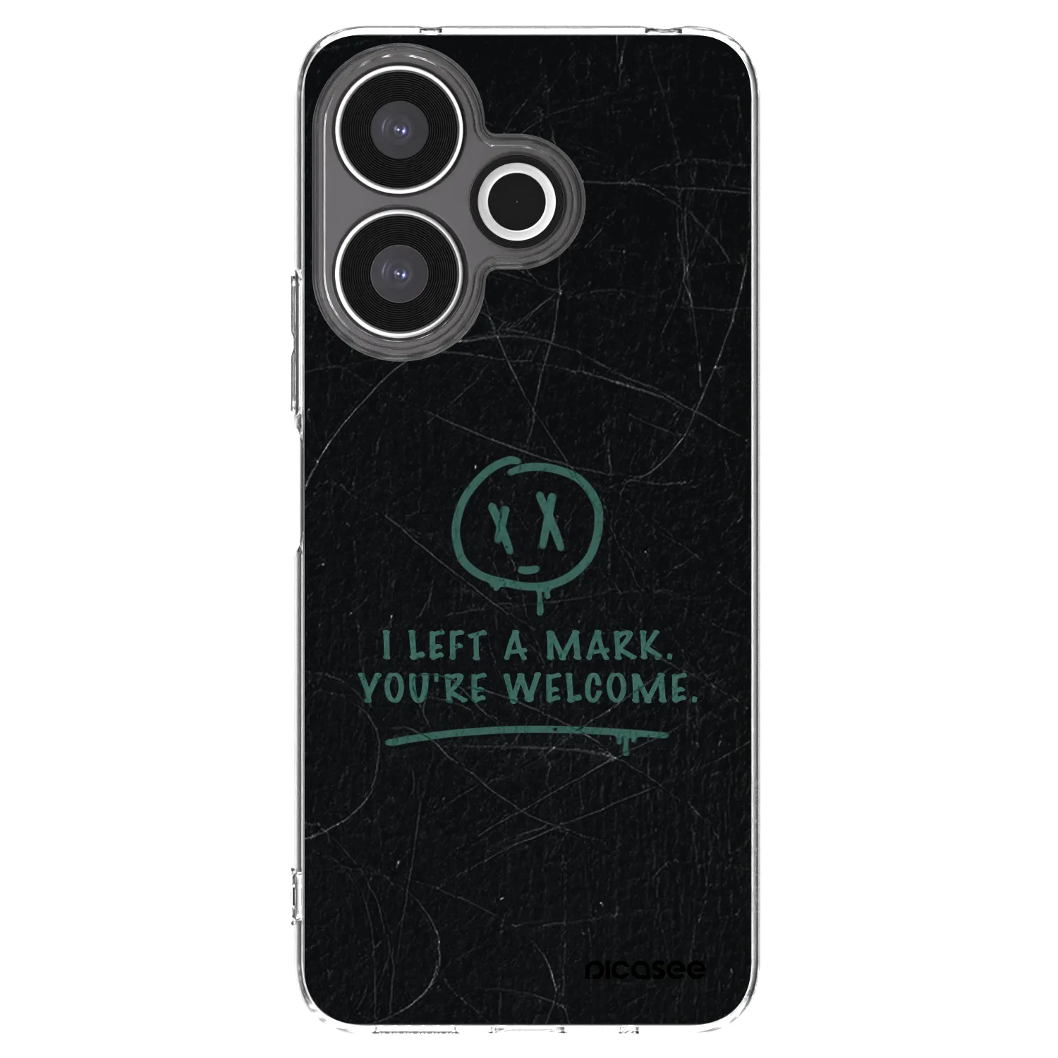 Picasee silikonska prozirna maskica za Xiaomi Redmi 13 4G - LEFT A MARK