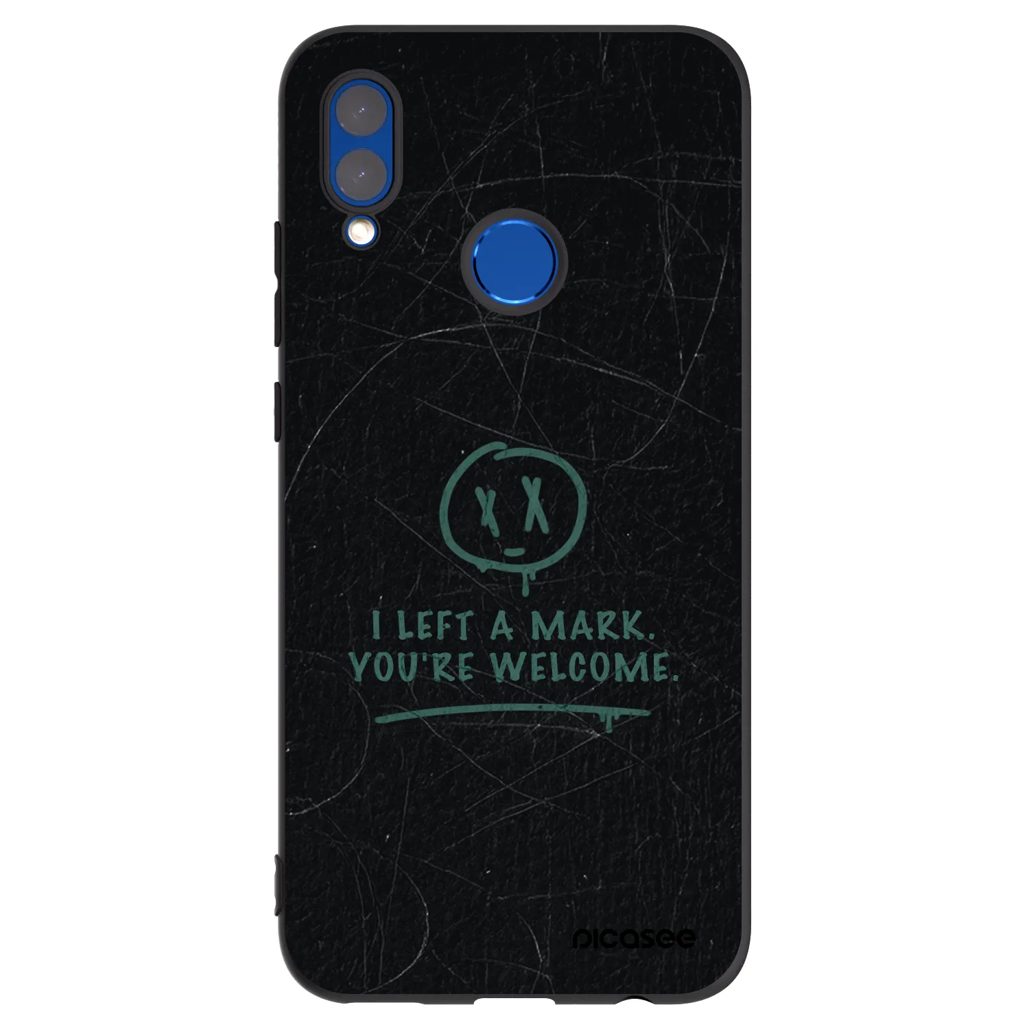 Picasee crna silikonska maskica za Honor 10 Lite - LEFT A MARK
