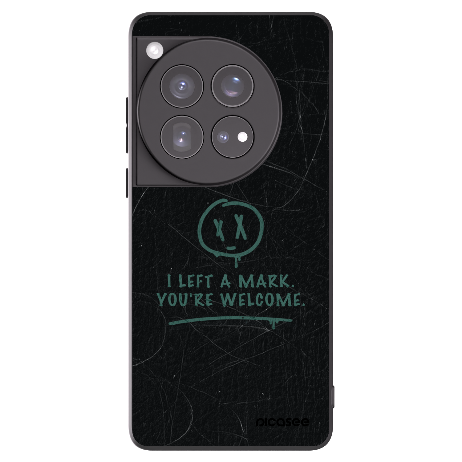 Picasee crna silikonska maskica za OnePlus 12 5G - LEFT A MARK